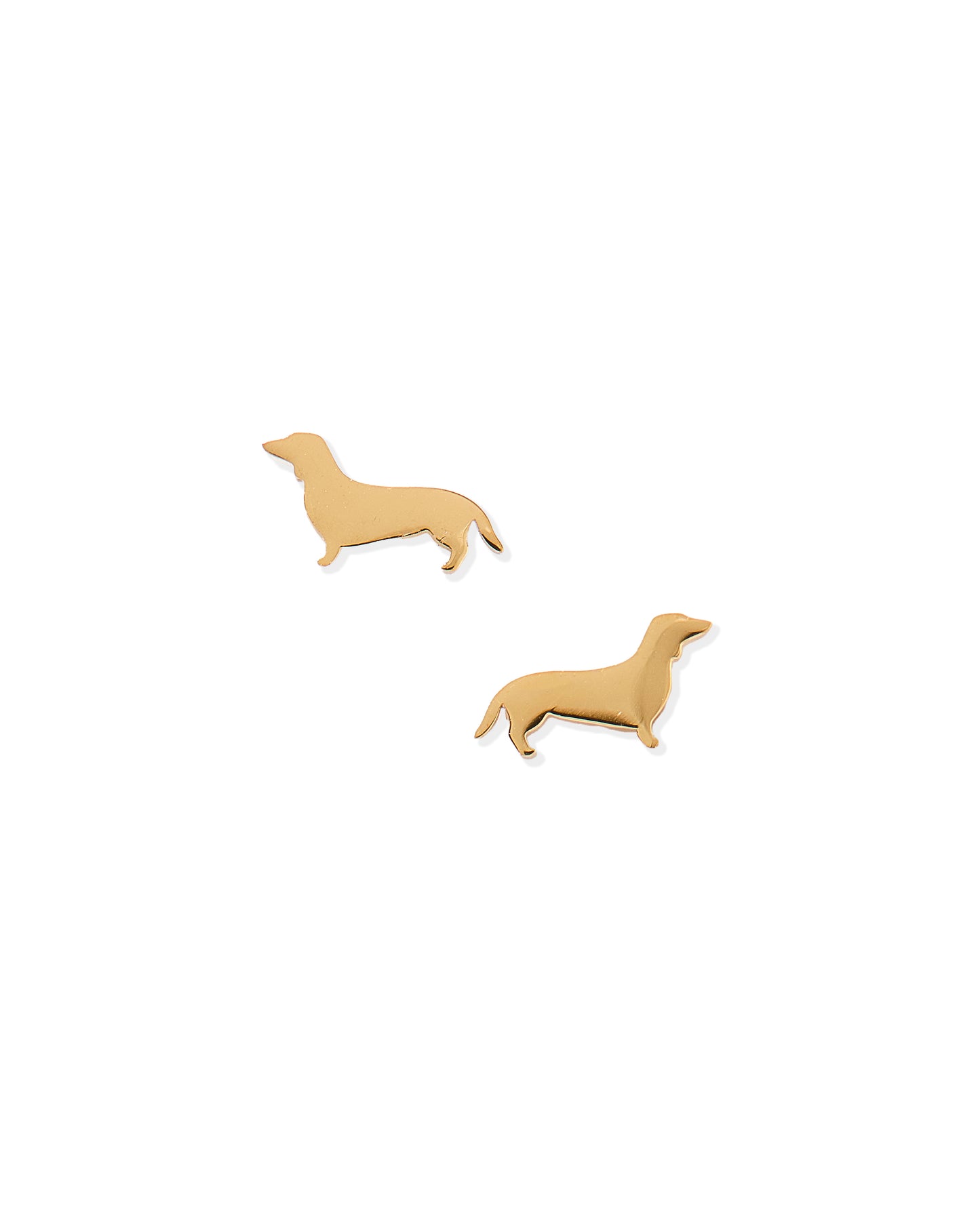 Screwback Stud Earrings - Dachshund
