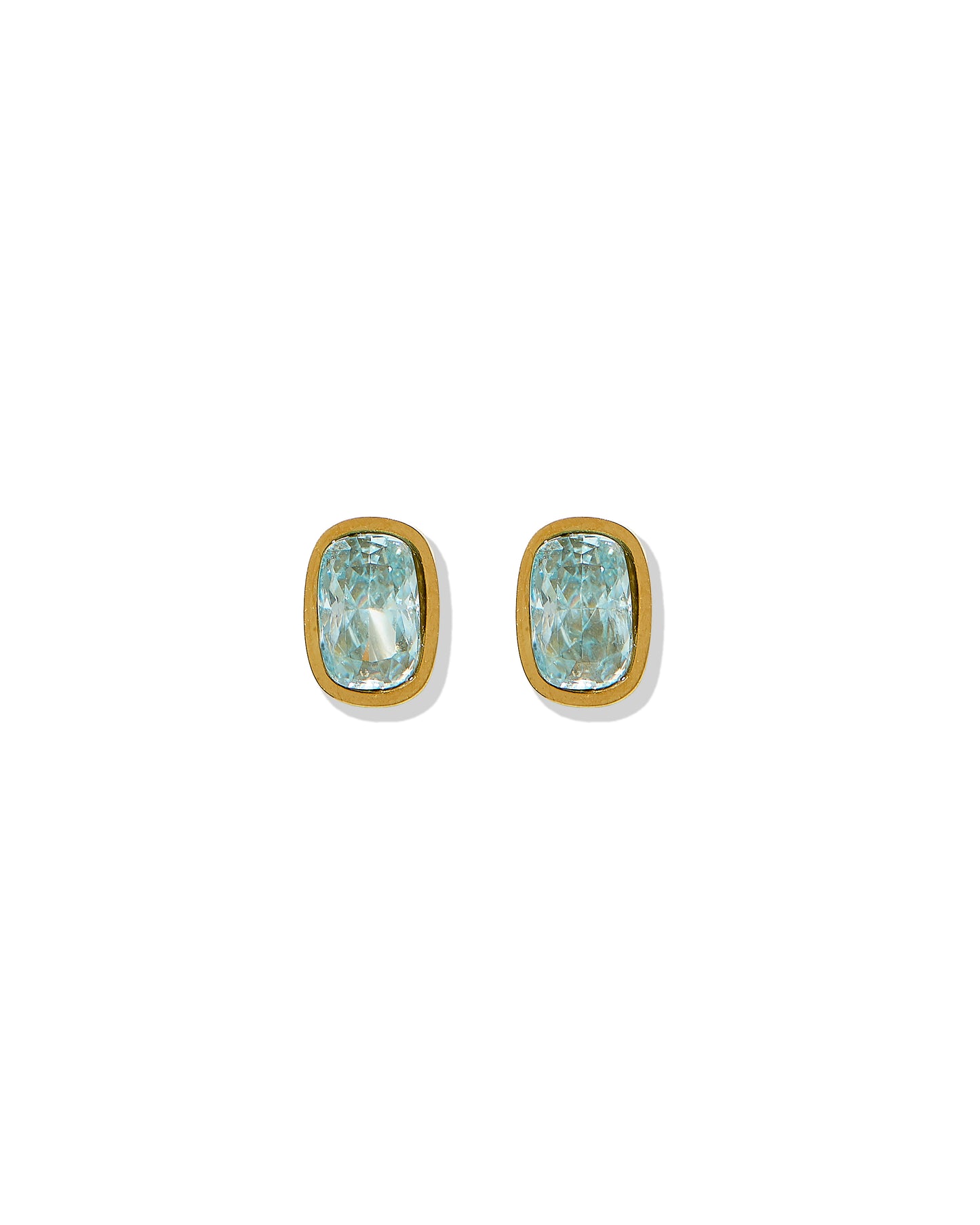 Screwback Stud Earrings - Kay Blue