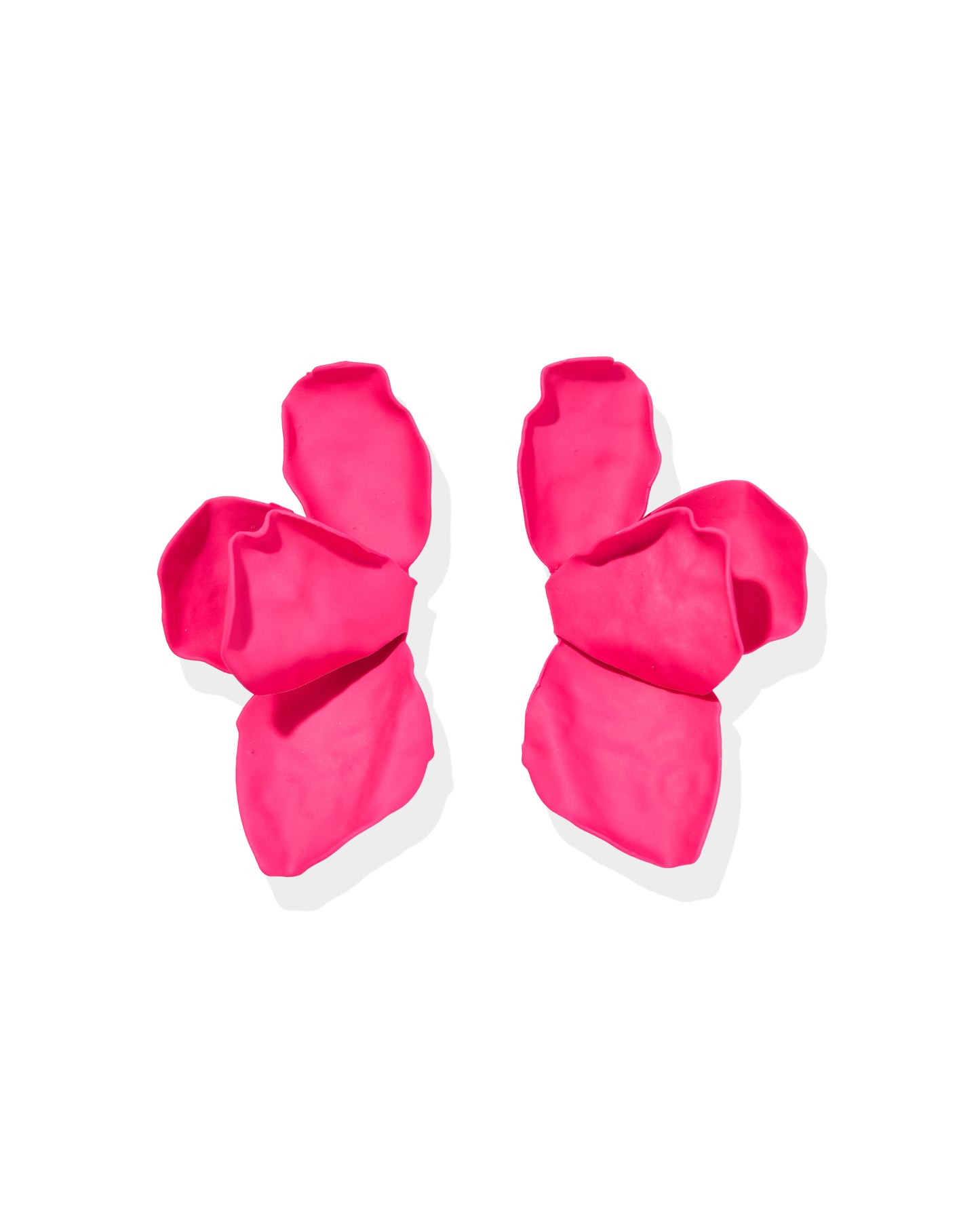 Eden Statement Earrings - Pink