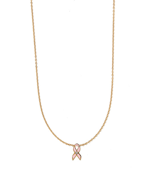 Necklace - Breast Cancer Ribbon