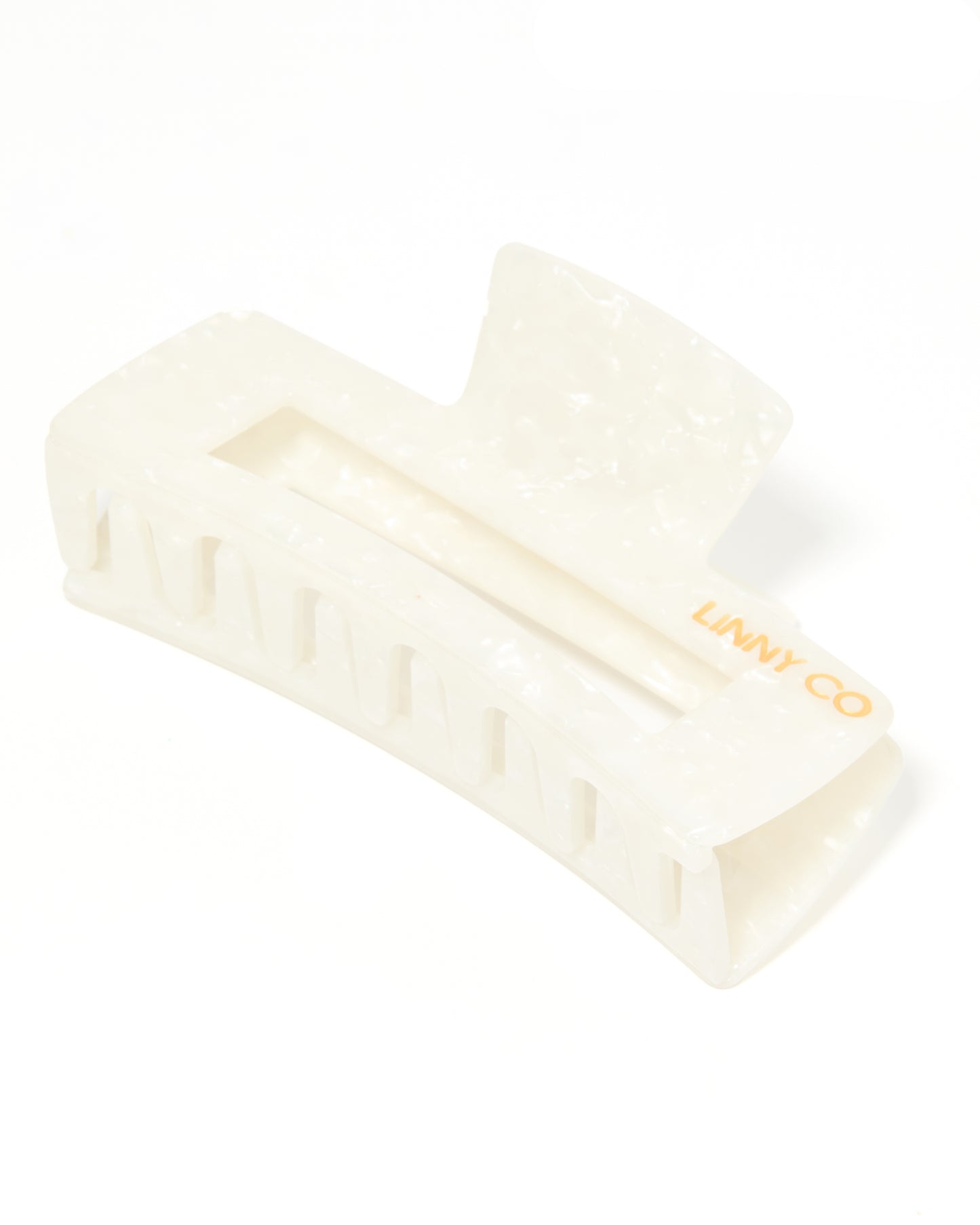 Hair Clip - Harper Pearl White