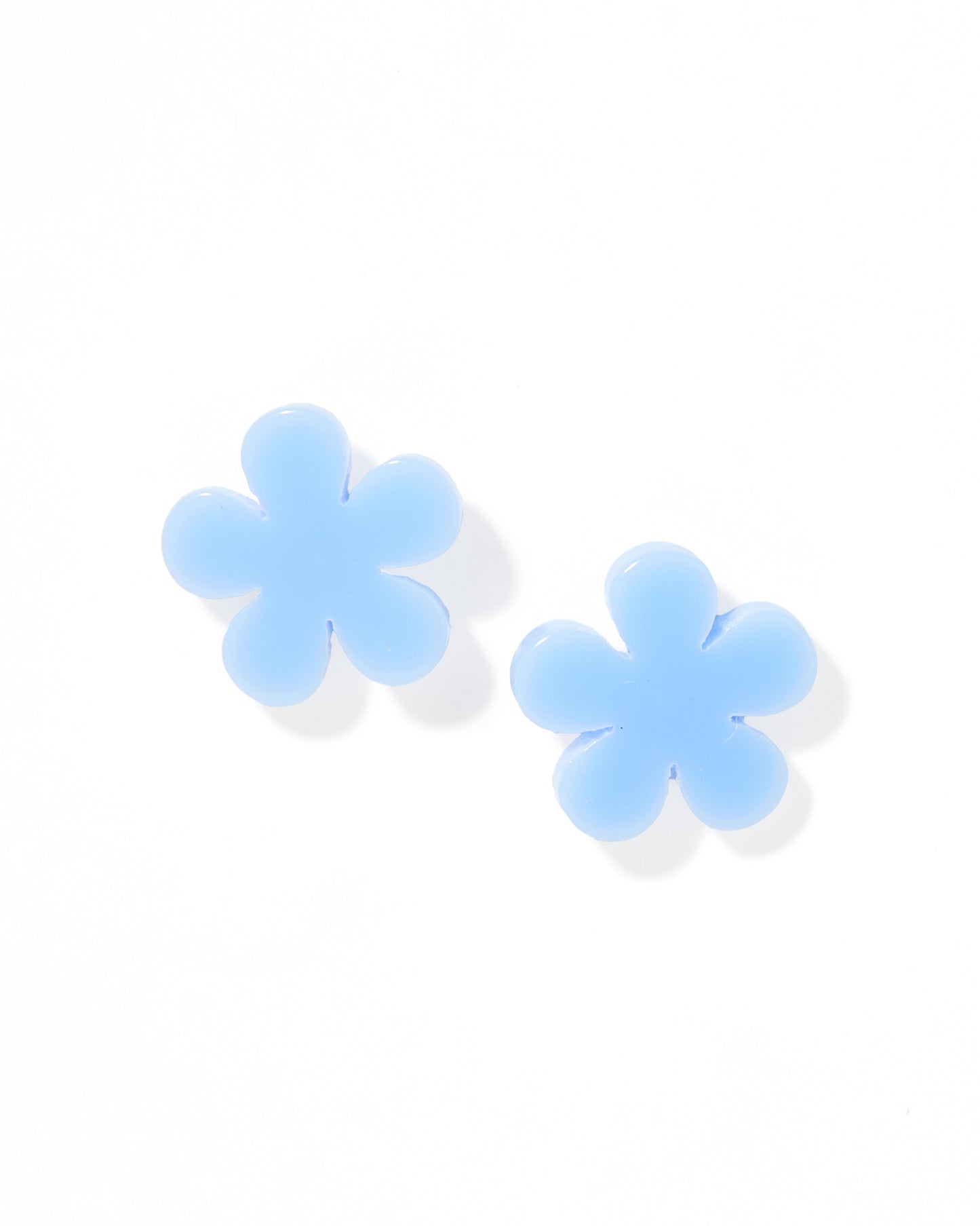 Jenna Flower Stud - Cornflower Blue - Earrings