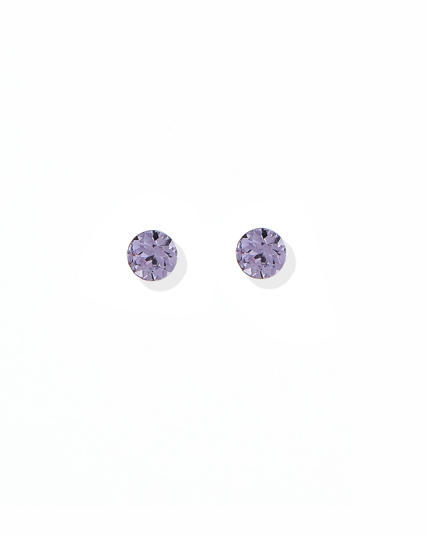 Screwback Stud Earrings Lux - Zuri Lilac