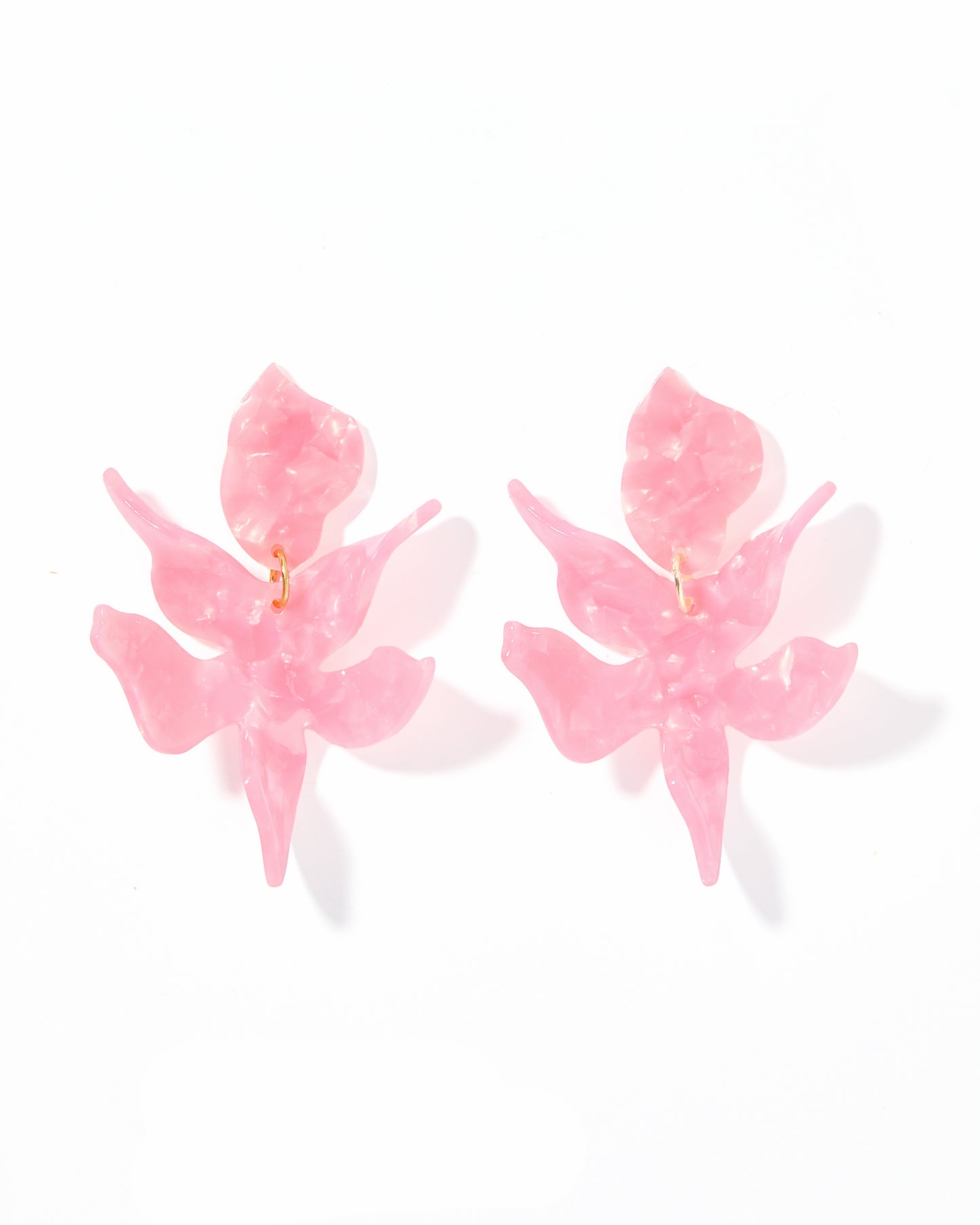 Flora Statement Earrings - Ballet Slipper