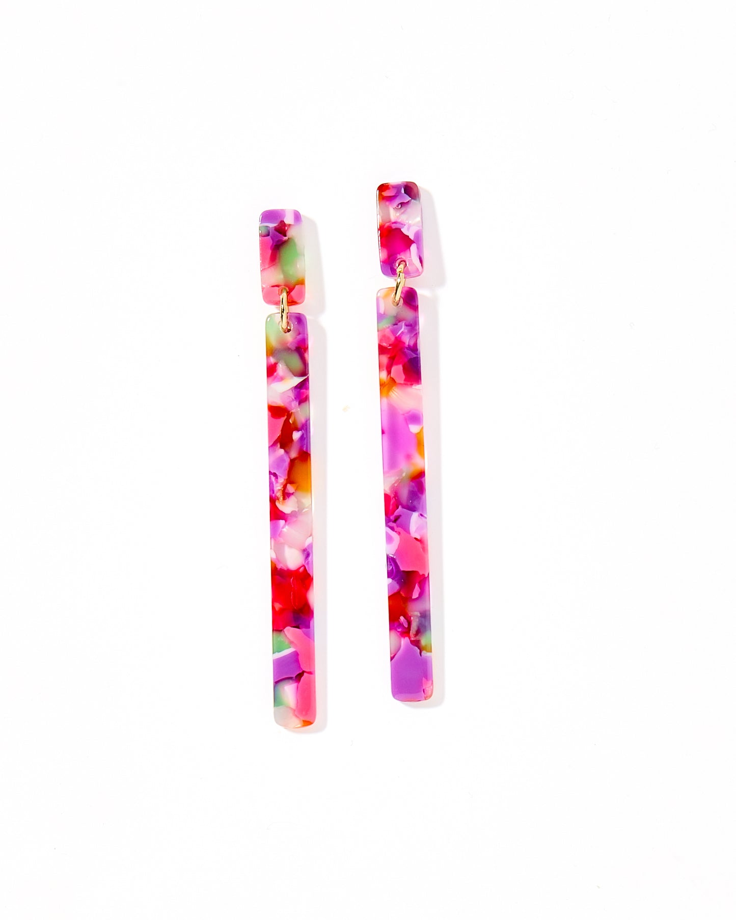 Keli - Pink Multi - Earrings