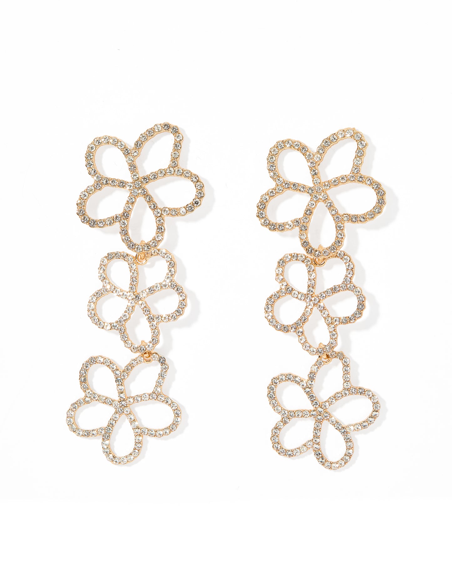 Reagan - Clear - Earrings