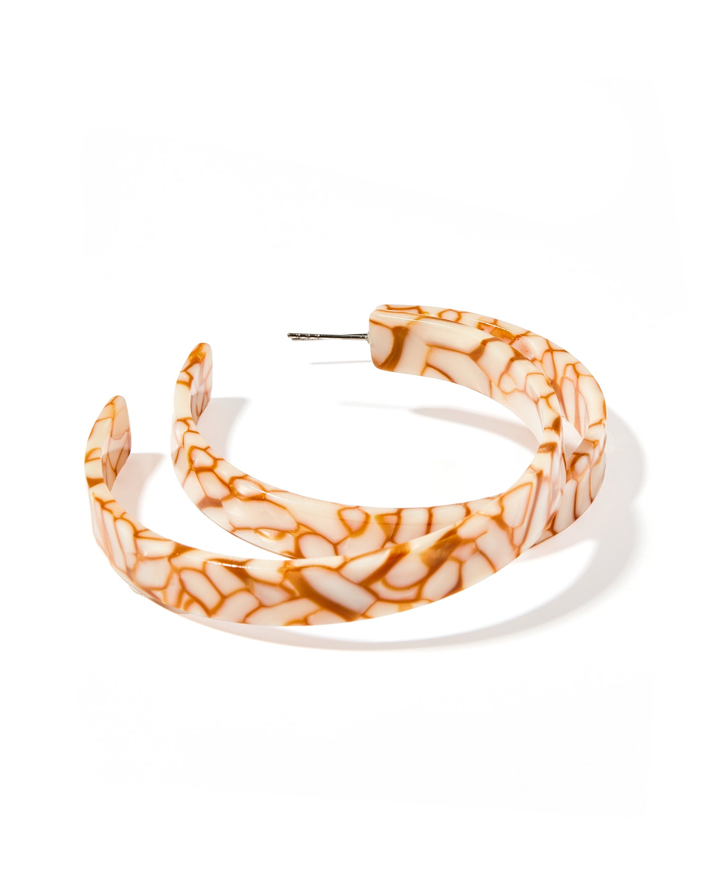 Ashley - Mega Hoop - Desert Sand - Earrings