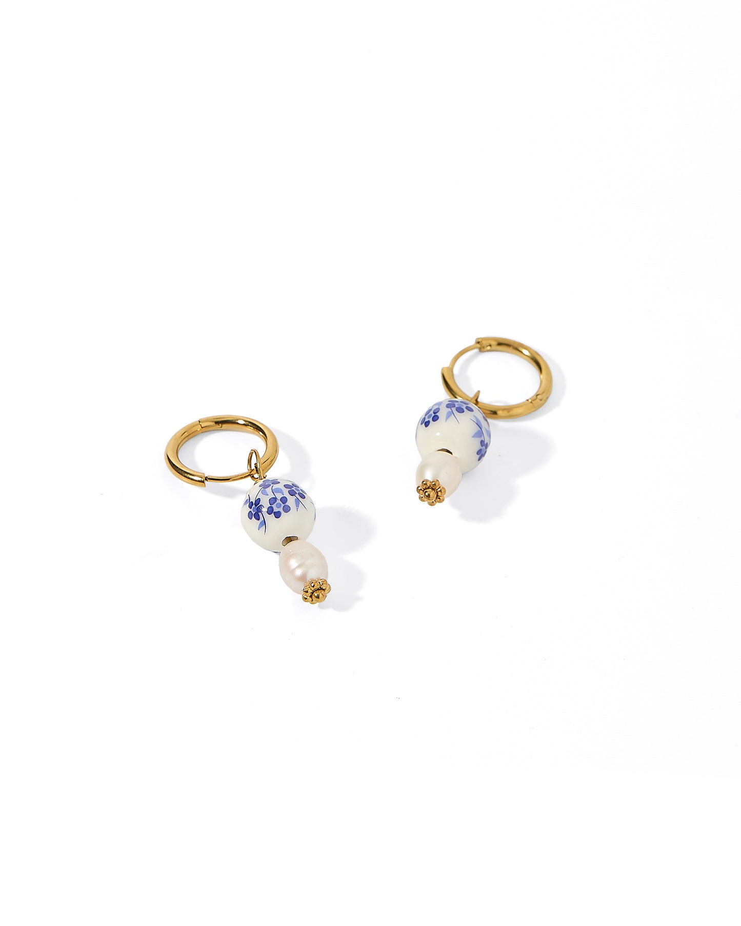 Huggie Charm Earrings - Beverly