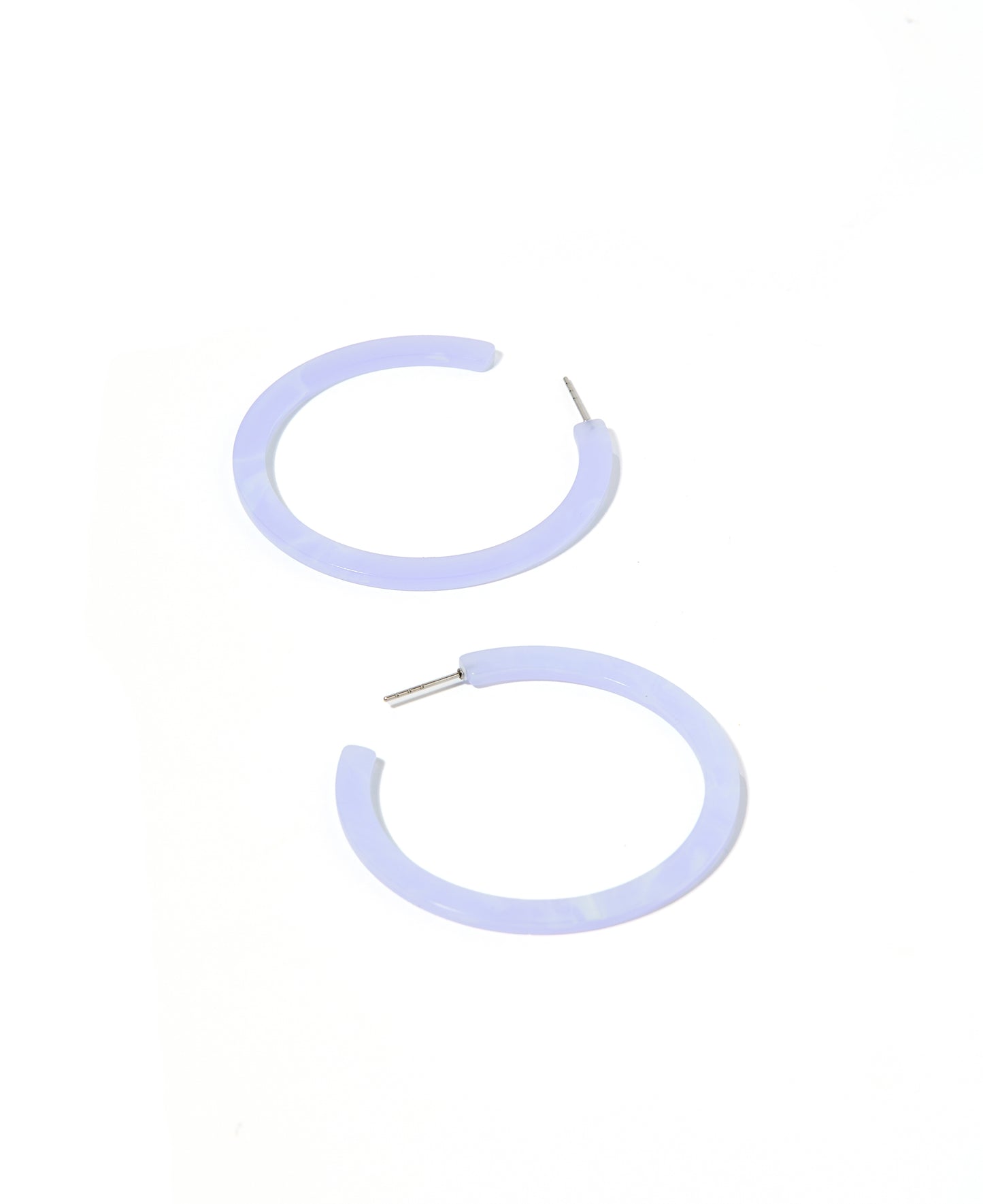 Holly Medium Hoop Earrings - Lavender Haze