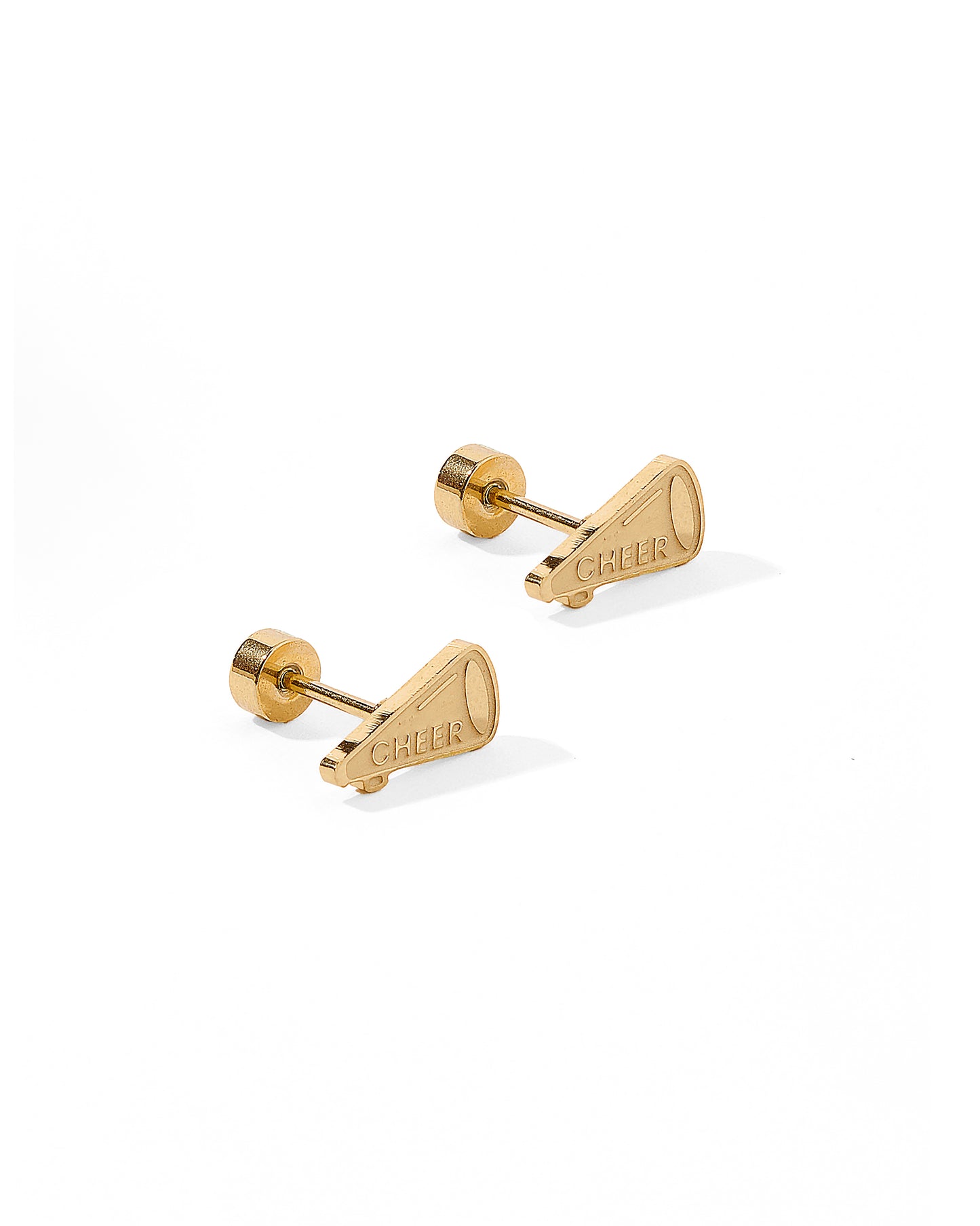 Screwback Stud Earrings - Cheer