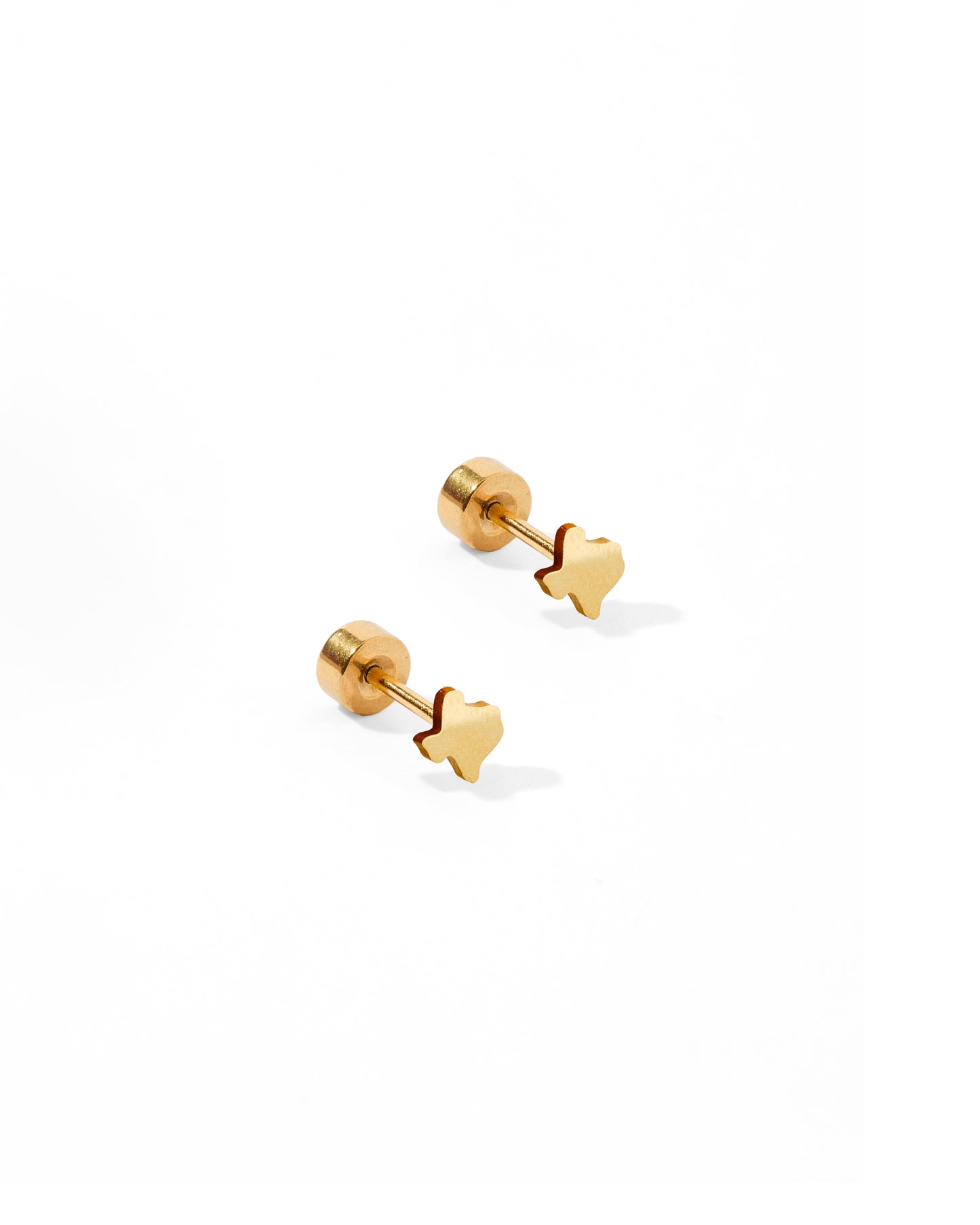 Screwback Stud Earrings - Petite Texas