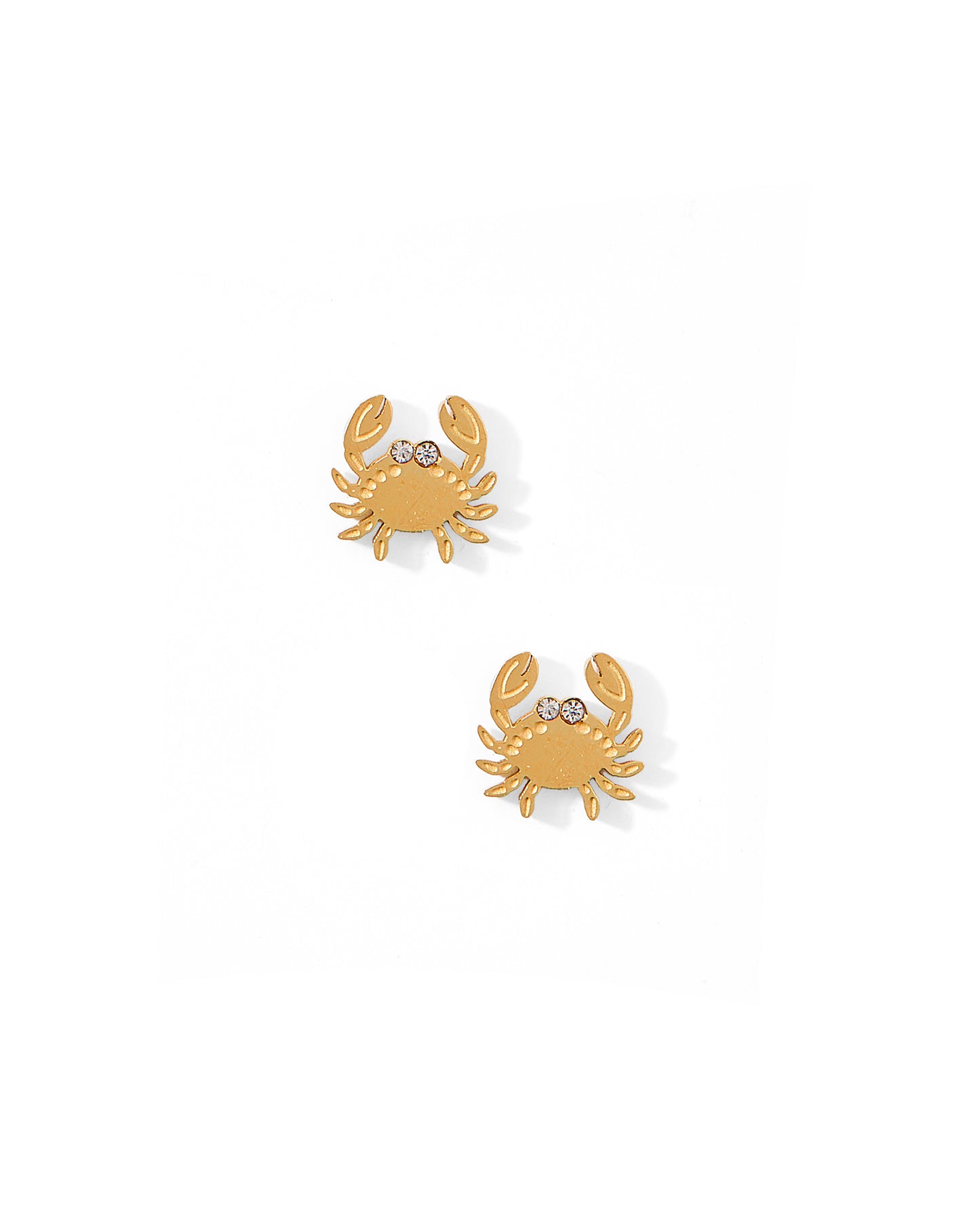 Screwback Stud Earrings - Crab