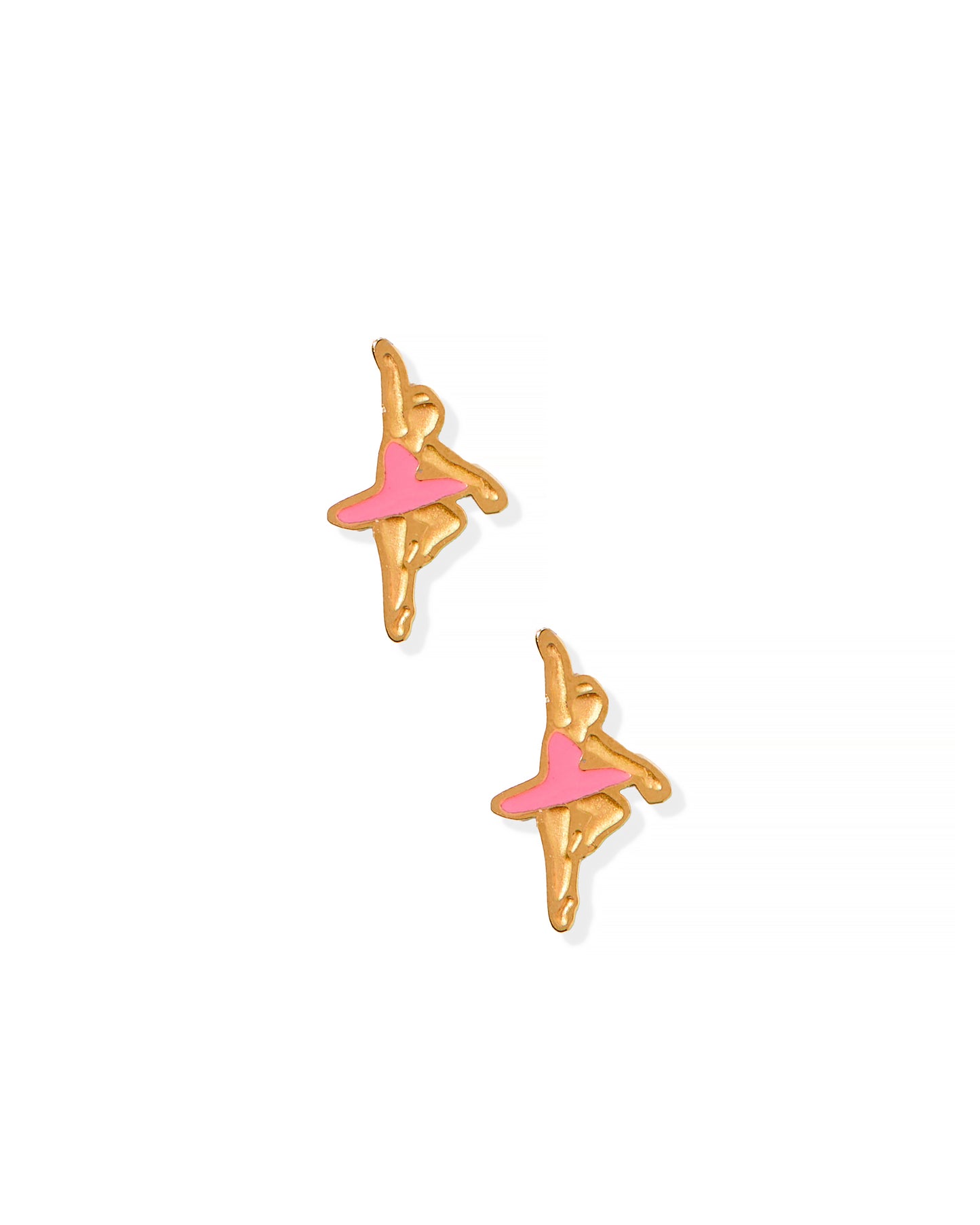 Screwback Stud Earrings - Ballerina
