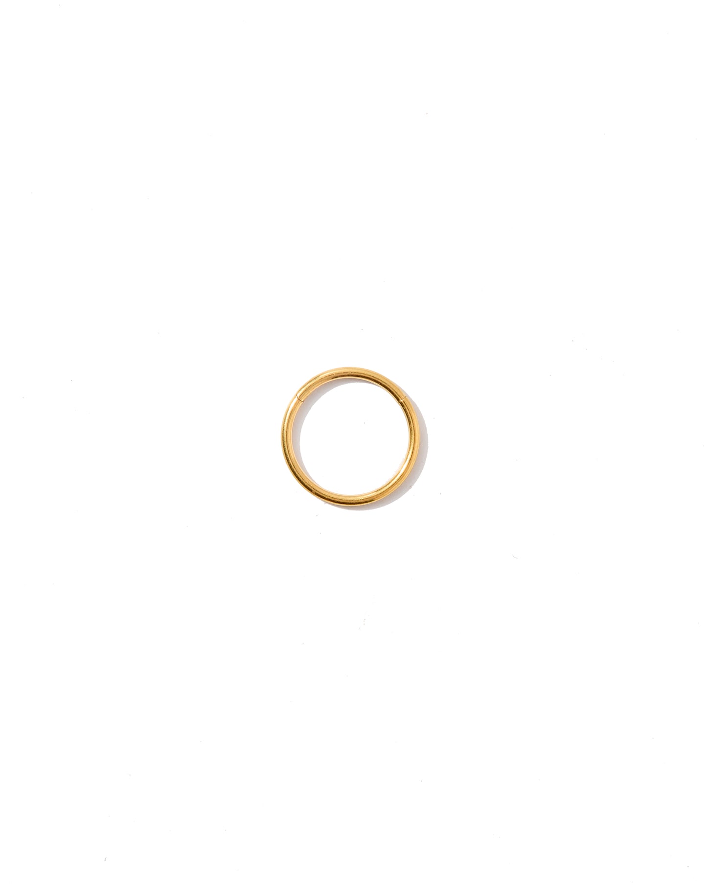 Huggie Infinity Hoop Earrings - Ava Gold 10mm
