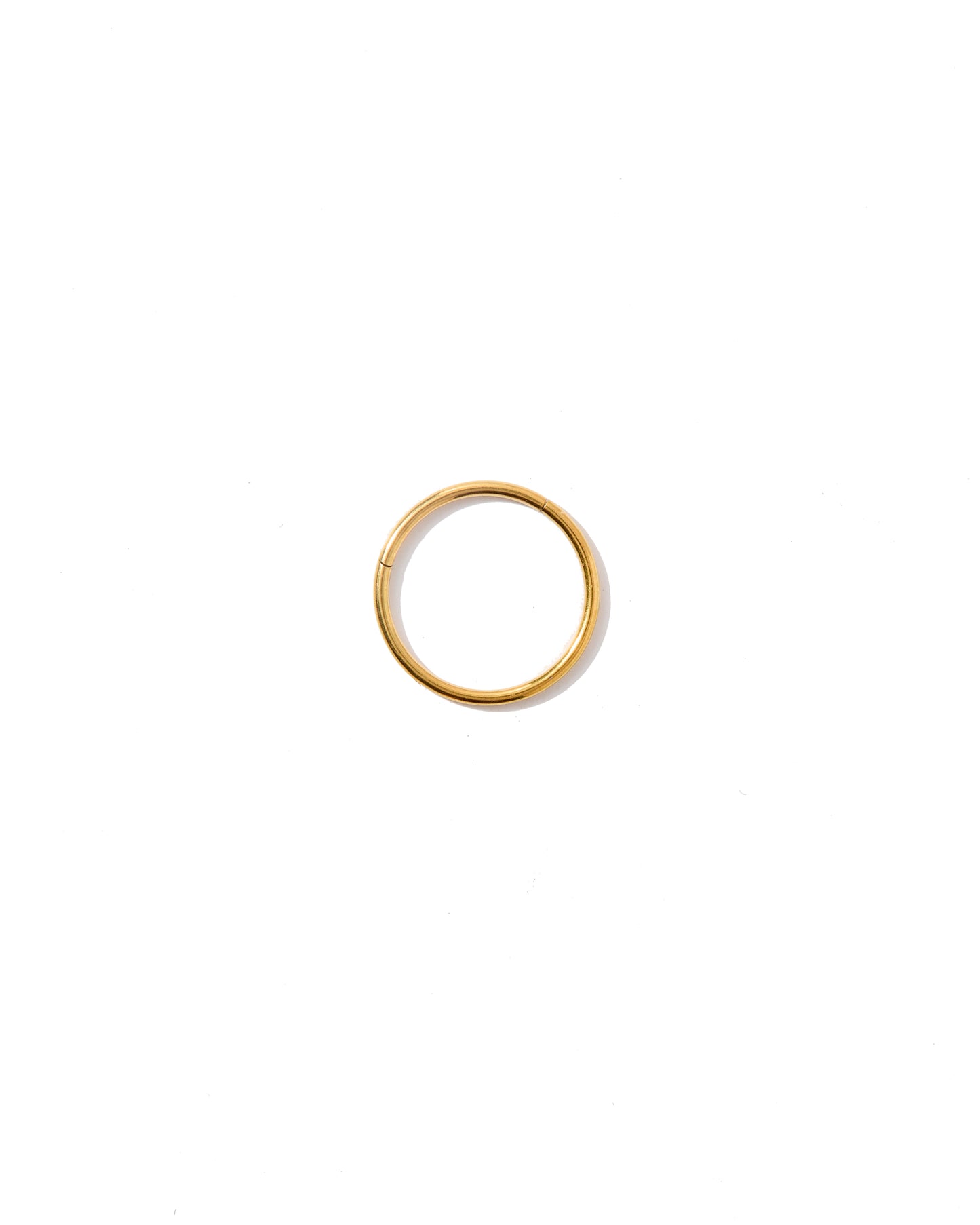 Huggie Infinity Hoop Earrings - Ava Gold 12mm