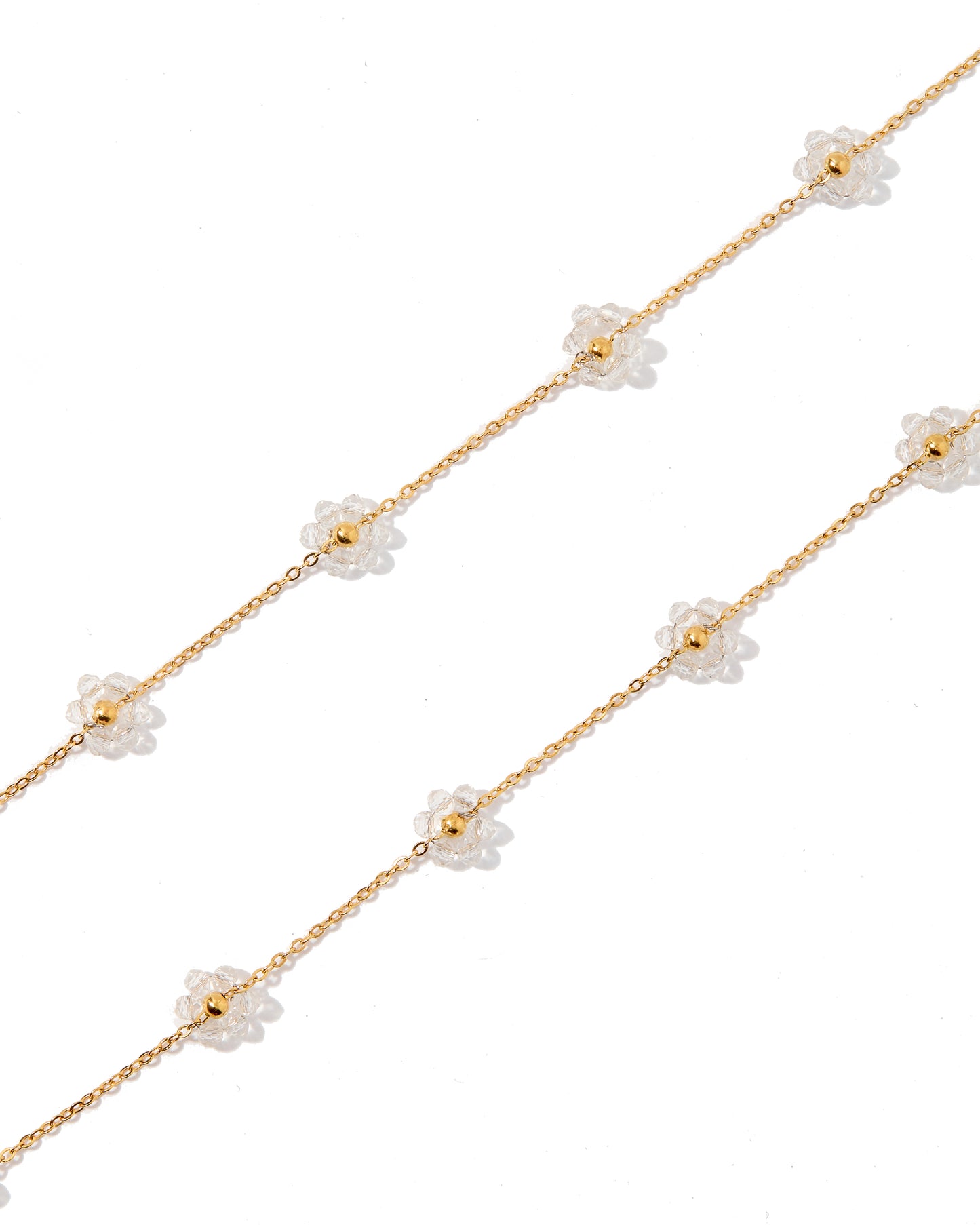 Necklace - Gracie Flower Pearl