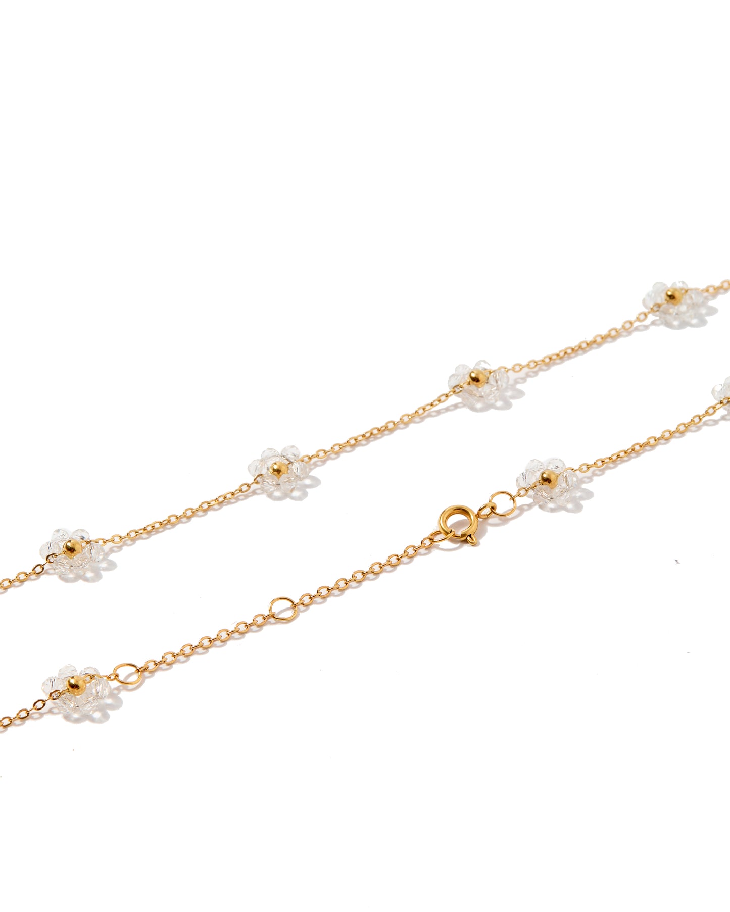 Necklace - Gracie Flower Pearl