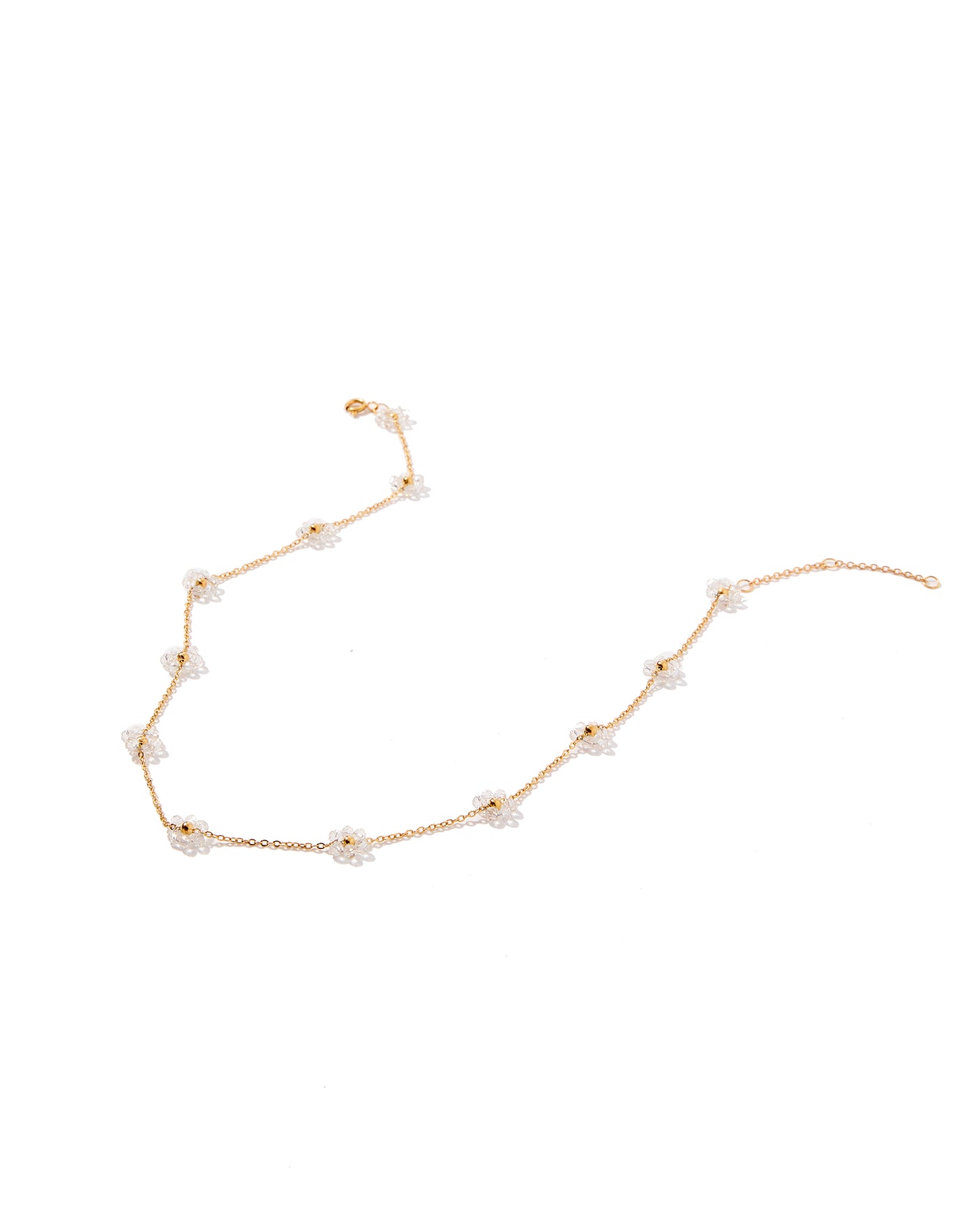 Necklace - Gracie Flower Pearl