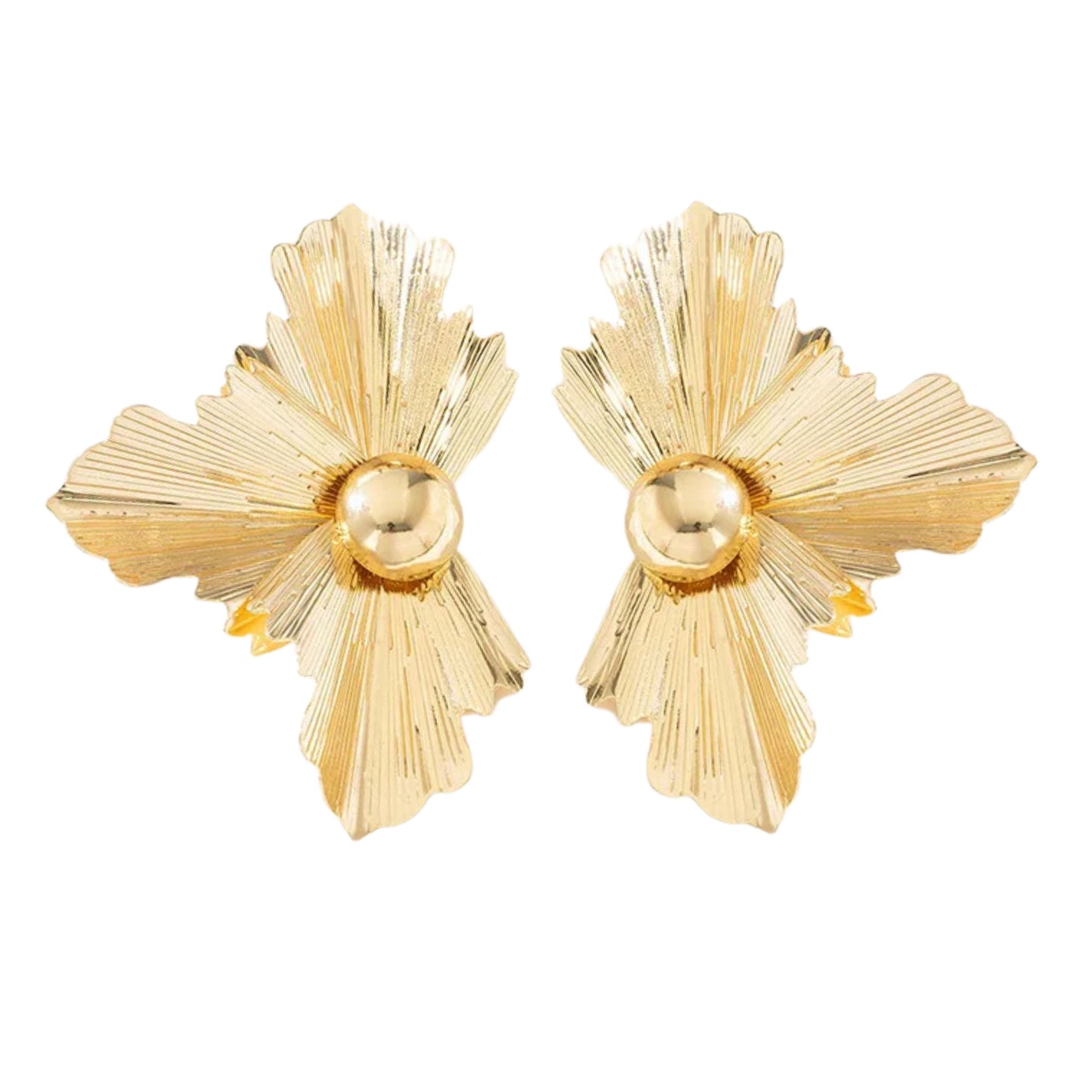 Anya Flower Statement Earrings