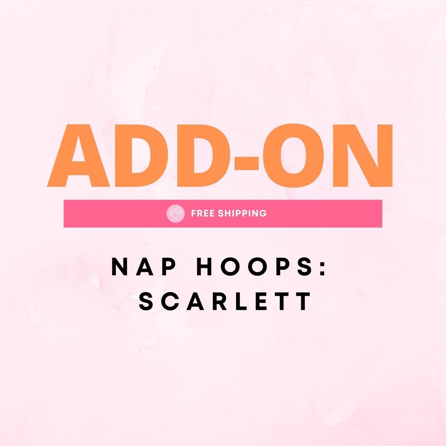 ADD ON - Huggie Hoops - Scarlett (No Display) - LINNY CO Wholesale