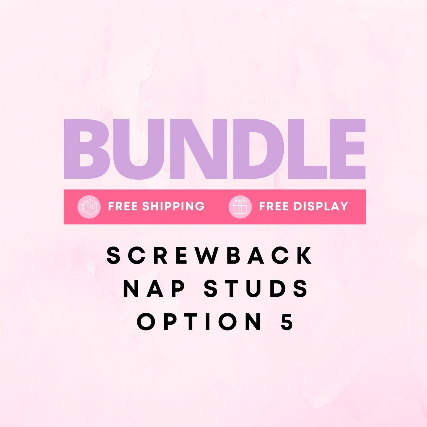 Bundle - Flat Back Studs - Option 5 (Luxe) - LINNY CO Wholesale