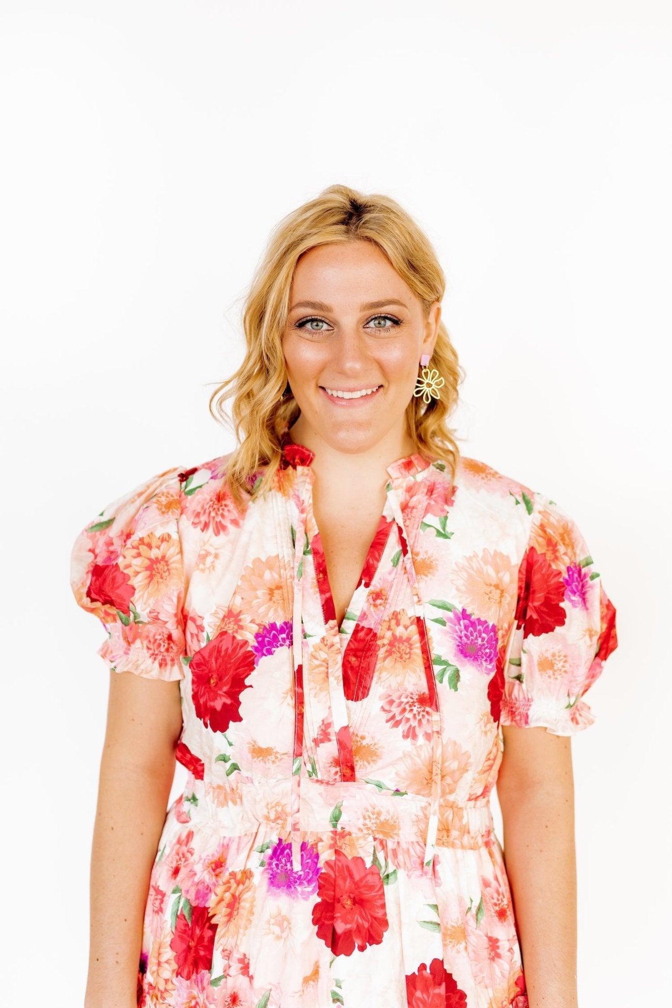 Daisy - Purple - Earrings - LINNY CO WholesaleAcetate