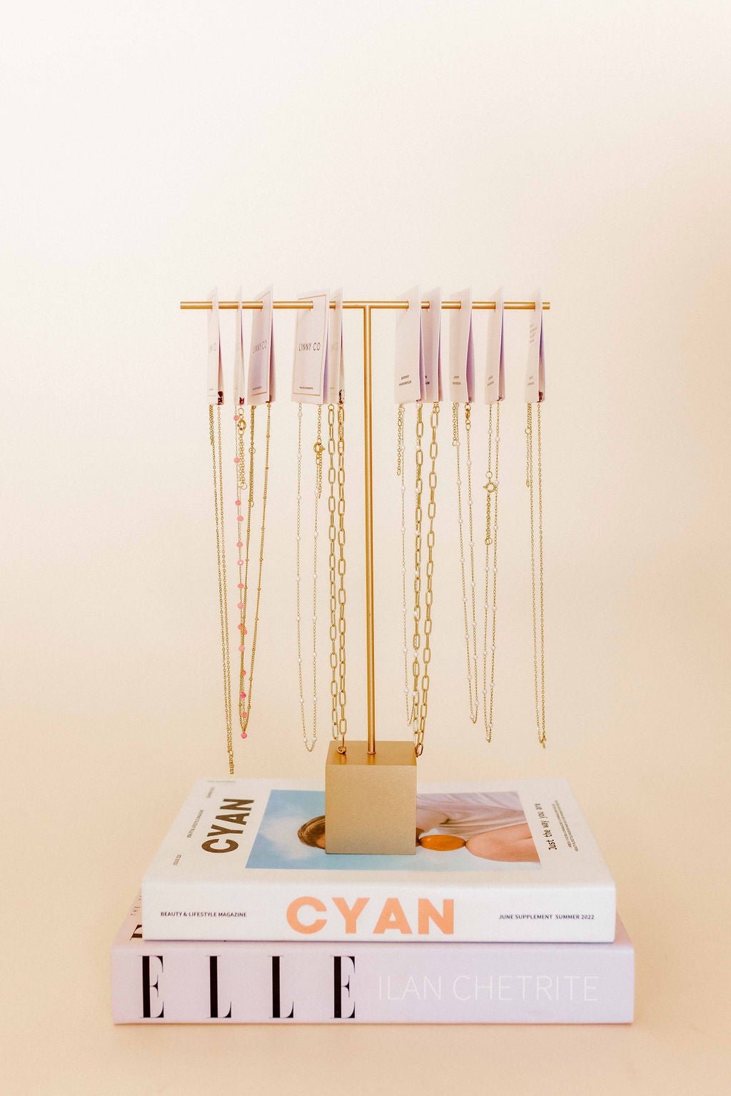 Display - Necklace T - Bar Fixture - $20 - LINNY CO Wholesale