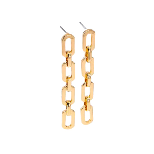 Naomi Statement Earrings - Gold