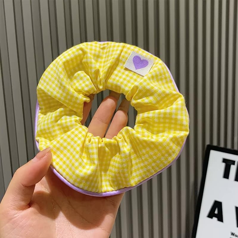 Hair Scrunchie Romie - Yellow - LINNY CO WholesaleHair Accessories