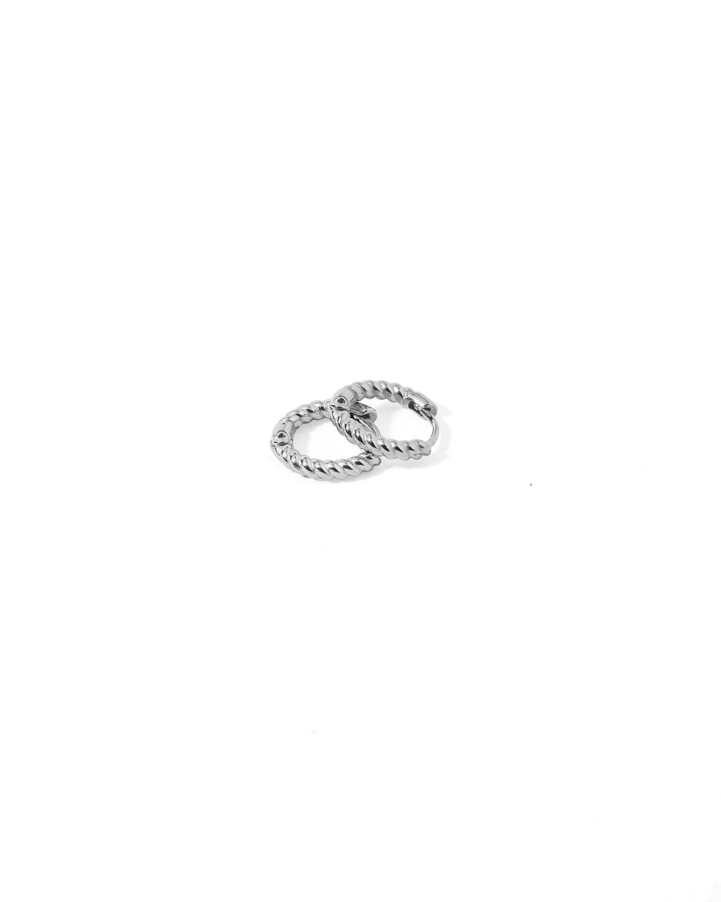 Huggie Earrings - Madeline Silver - LINNY CO WholesaleStuds