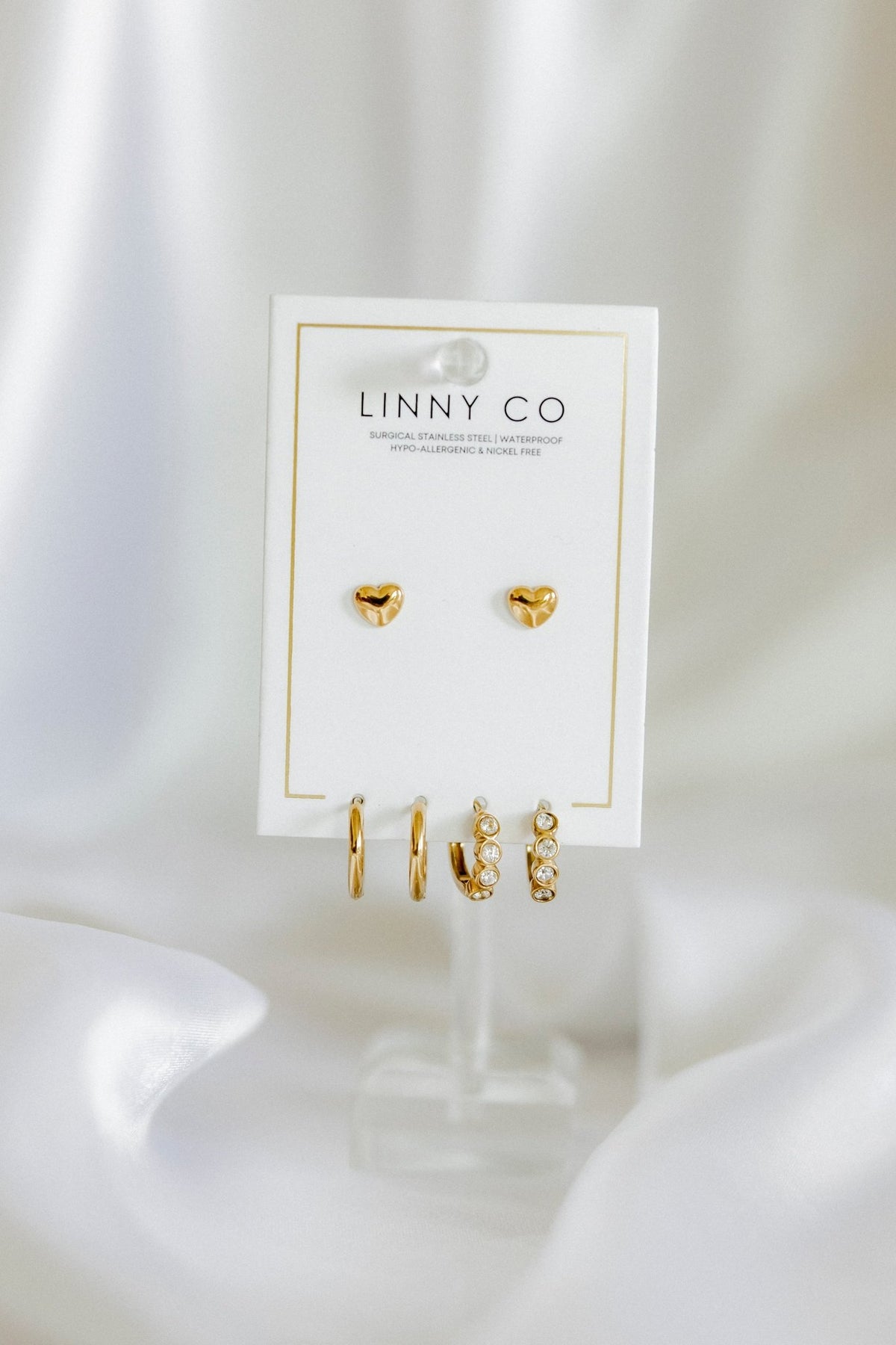 Huggie & Screwback Stud Set - Denver - LINNY CO WholesaleStuds