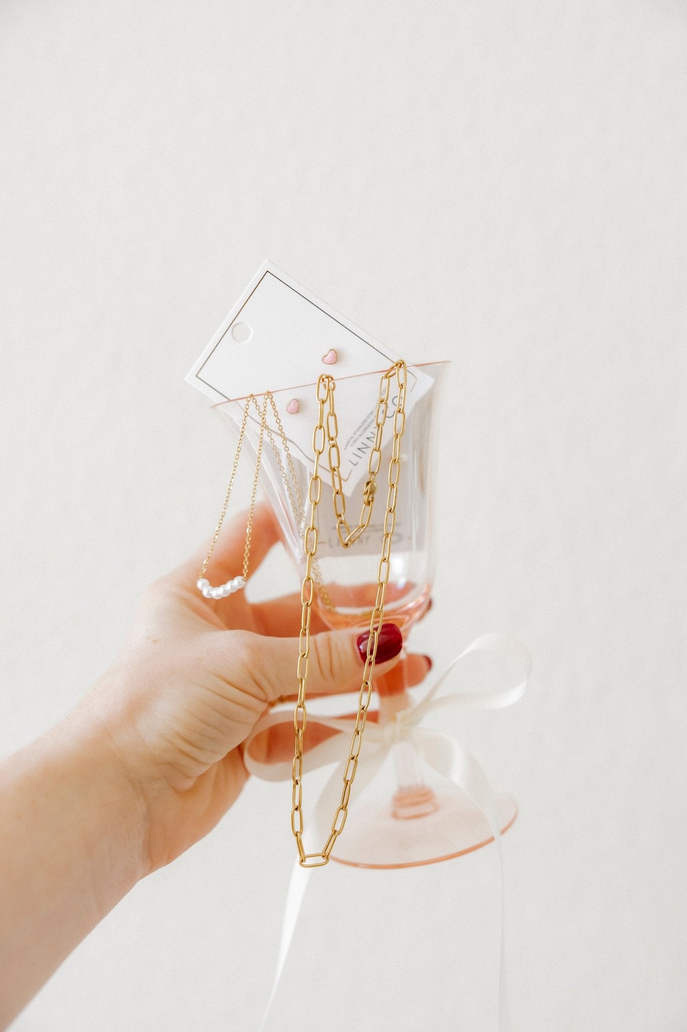 Necklace - Palmer Paperclip Gold - LINNY CO WholesaleMetals