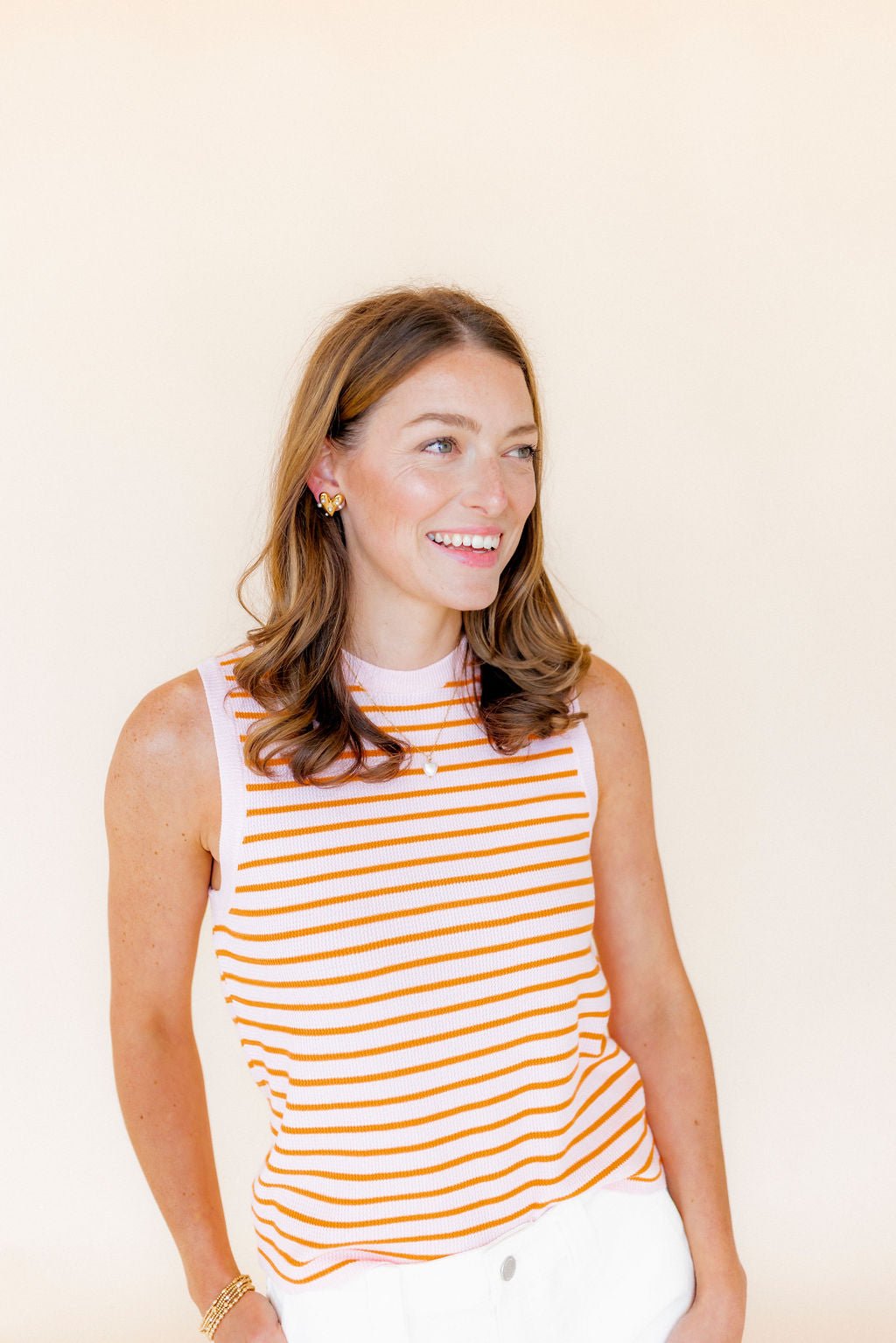 Necklace - Willa Pearl Heart - LINNY CO WholesaleMetals