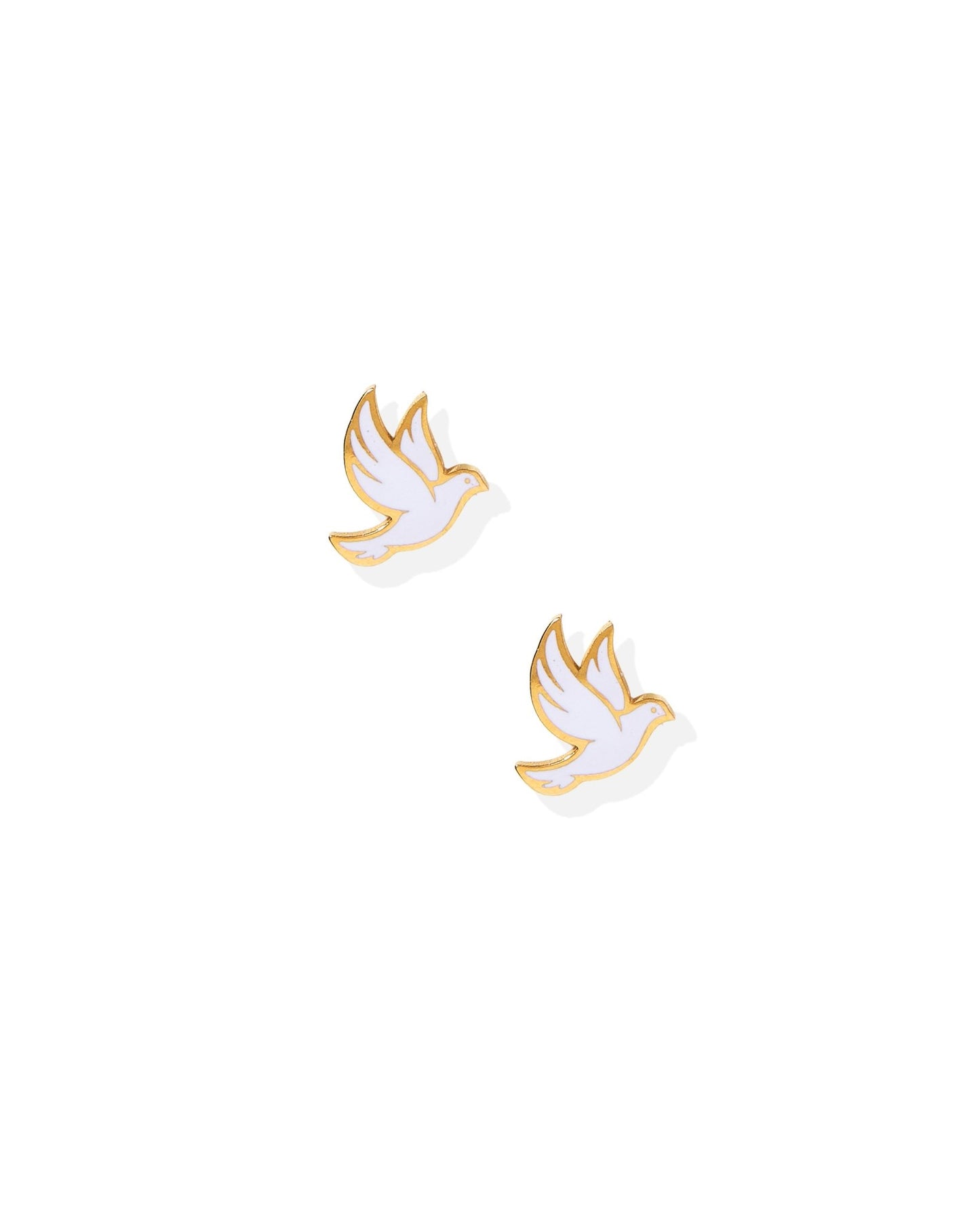 Screwback Stud Earrings - Dove - LINNY CO WholesaleStuds