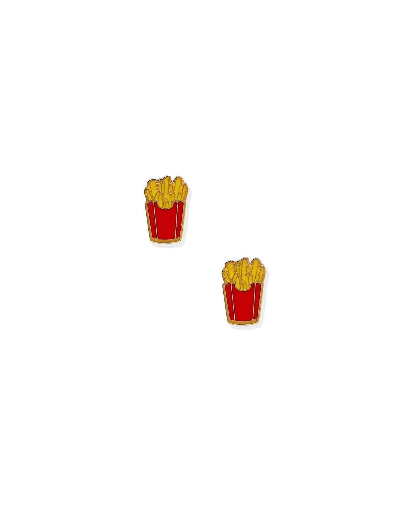 Screwback Stud Earrings - French Fries - LINNY CO WholesaleStuds