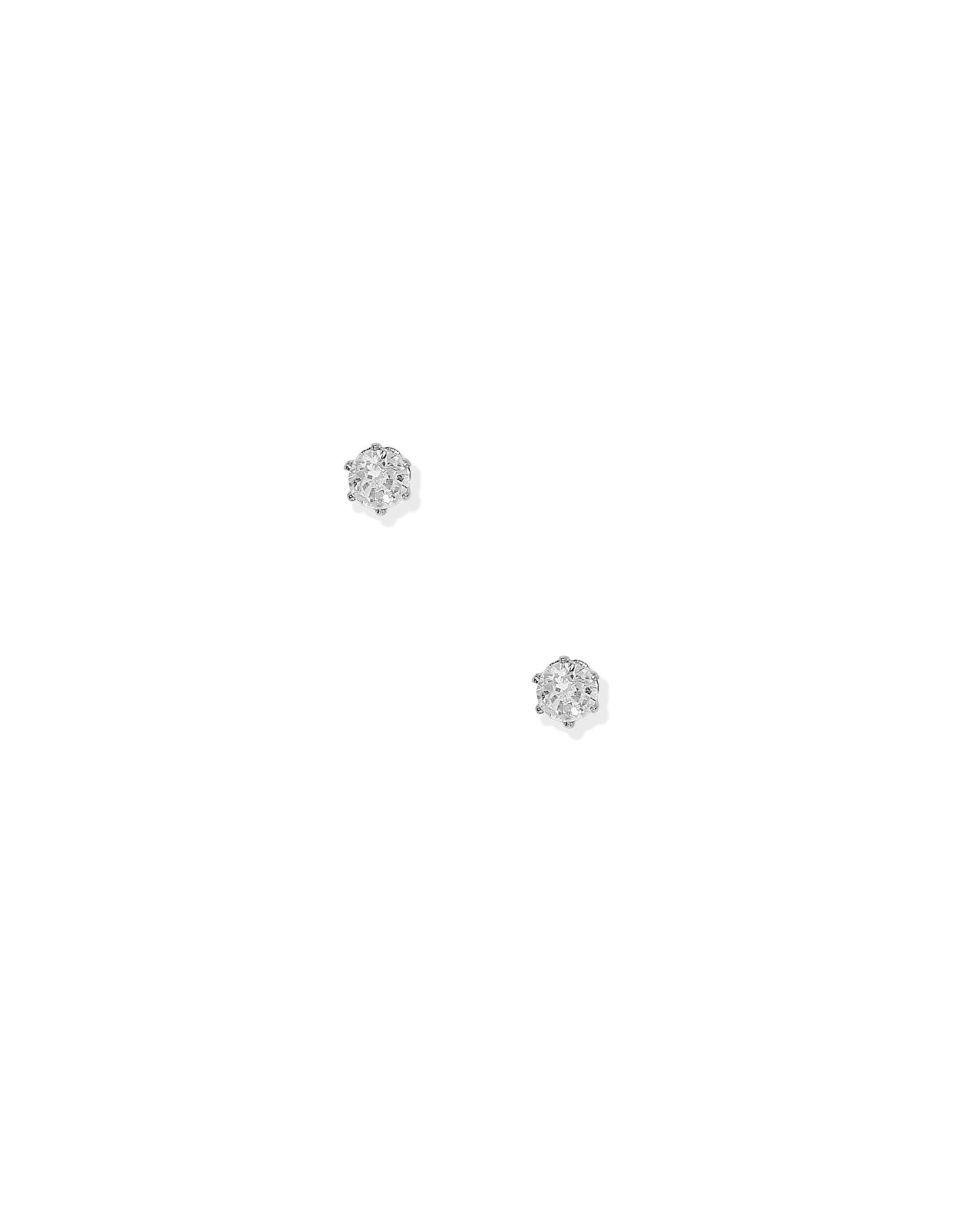 Screwback Stud Earrings - Micro Helen Silver - LINNY CO WholesaleStuds