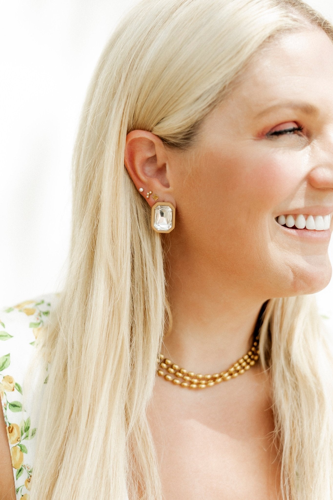 Screwback Stud Earrings - Payton Pearl White 3mm - LINNY CO WholesaleStuds