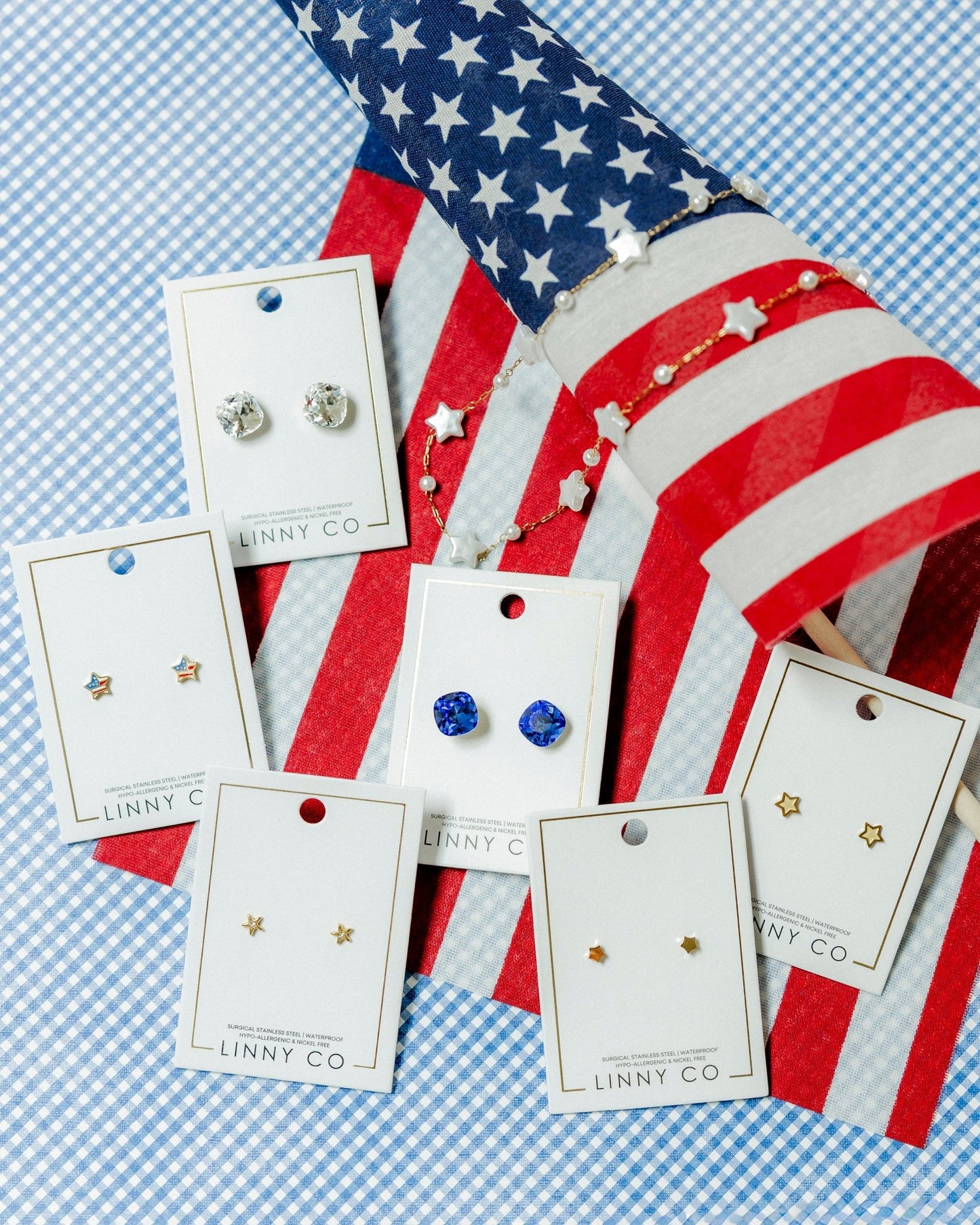 Screwback Stud Earrings - Scout Star - LINNY CO WholesaleStuds