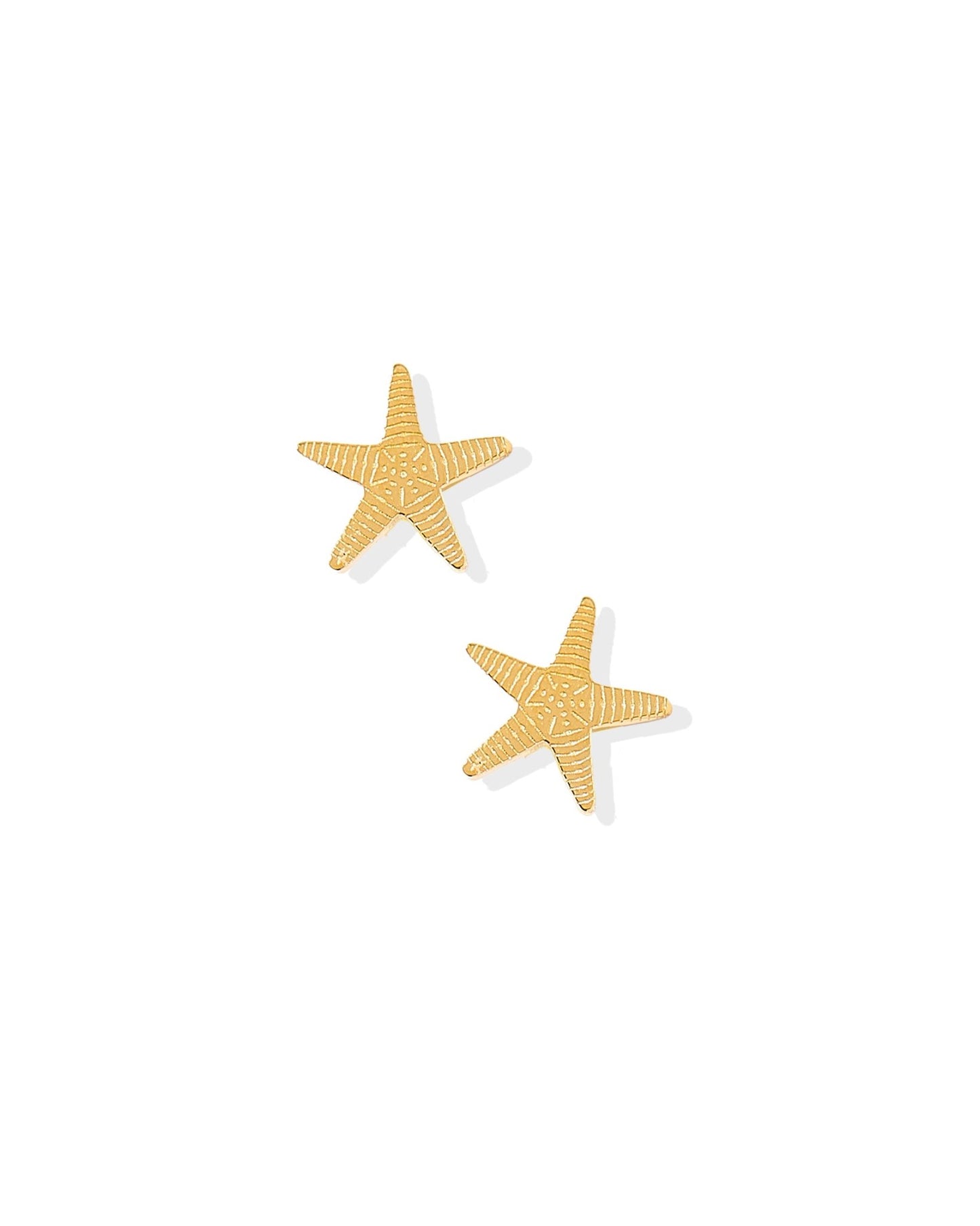 Screwback Stud Earrings - Starfish Gold - LINNY CO WholesaleStuds