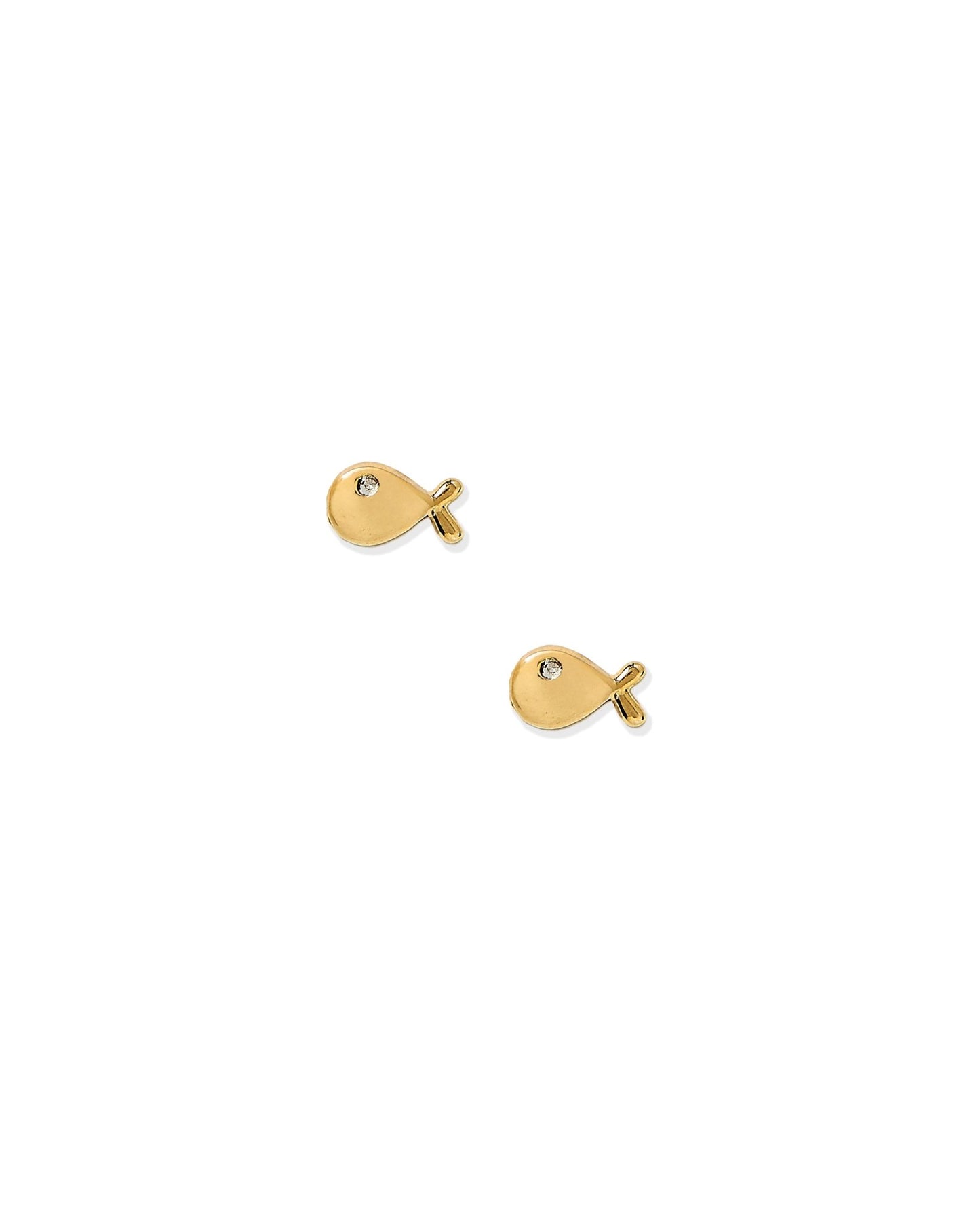 Screwback Stud Earrings - Whale - LINNY CO WholesaleStuds