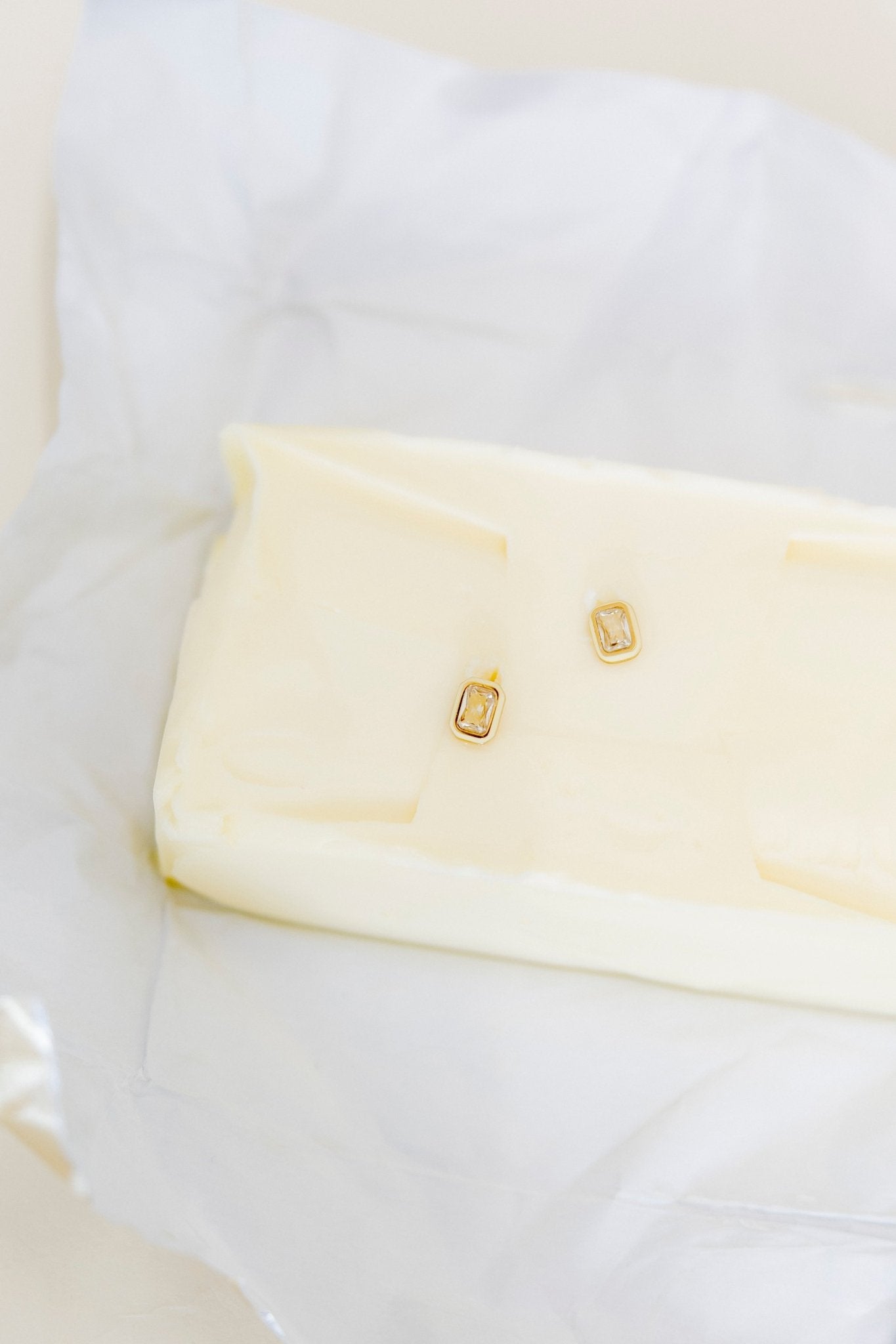 Screwback Stud Earrings - Whitney Butter Yellow - LINNY CO WholesaleStuds