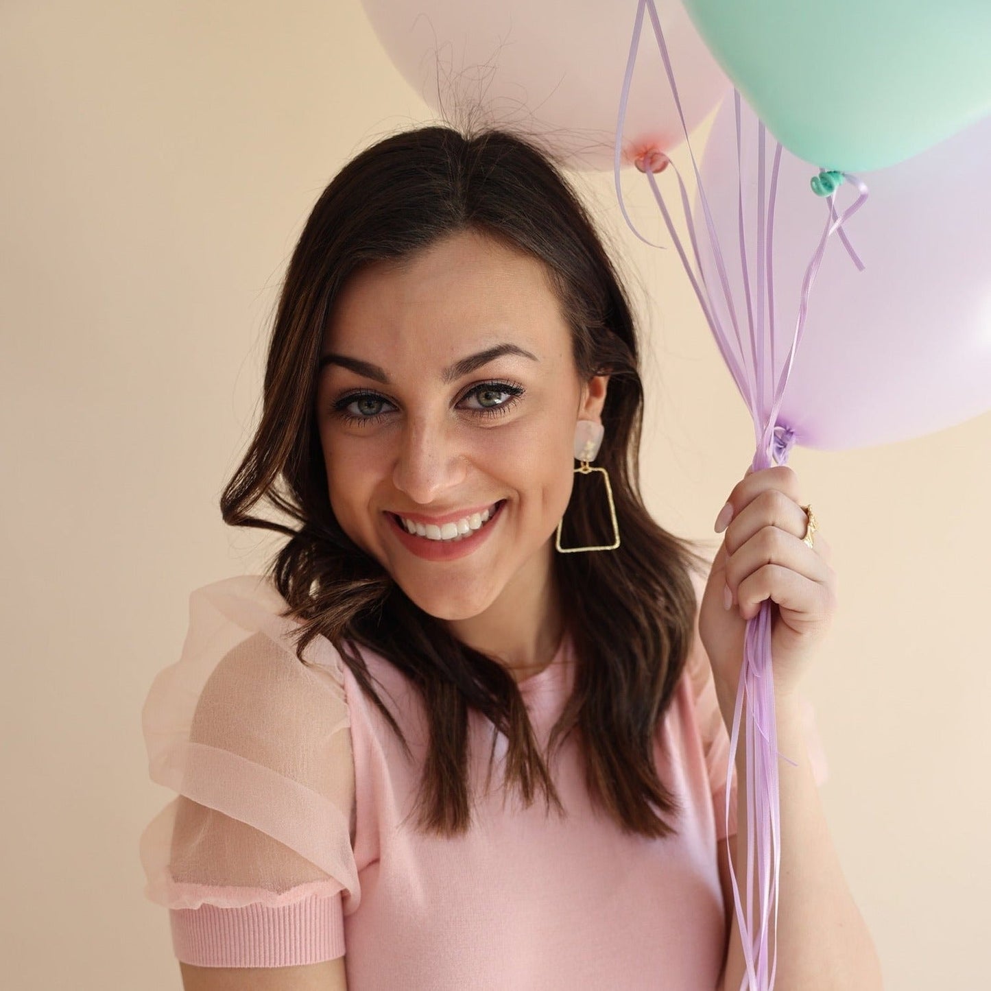 Kaelyn - Gold Confetti - Earrings