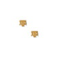 Screwback Stud Earrings - Texas A&M Logo Gold