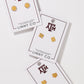 Screwback Stud Earrings - Texas A&M State Logo Gold