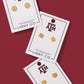 Screwback Stud Earrings - Texas A&M Alice Logo Gold