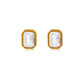 Eva Statement Earrings - Brown