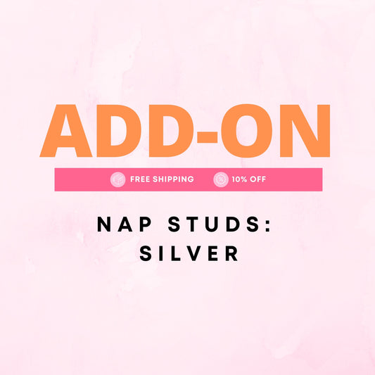 ADD ON - Nap Studs - Silver (No Display)