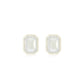 Eva Statement Earrings - White