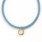 Necklace - Tailyn Rope Necklace - Light Blue (Preorder - Ships Sept 10)