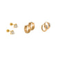 Huggie & Screwback Stud Set - Aspen
